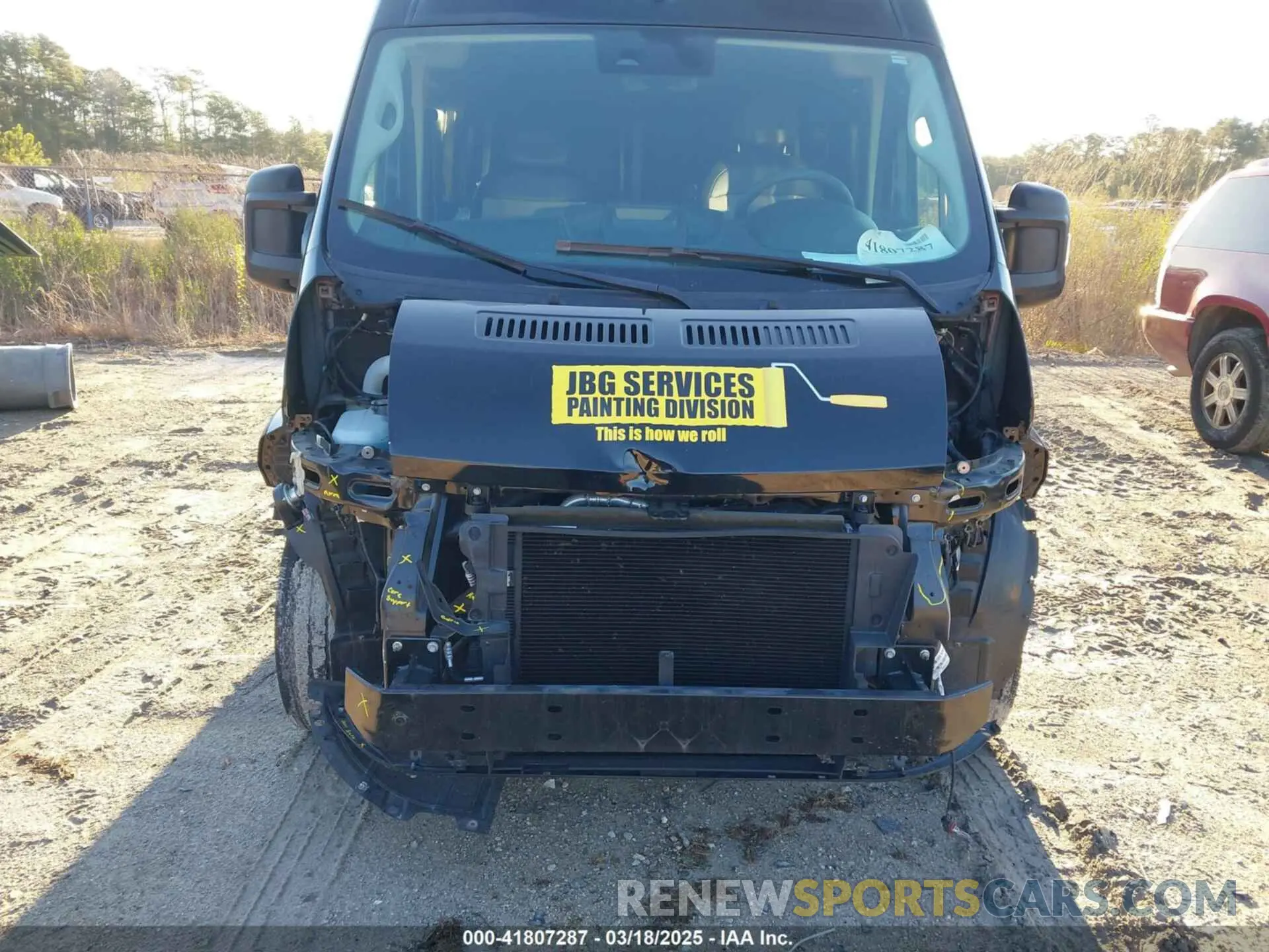 6 Photograph of a damaged car 3C6LRVBG2NE119149 RAM PROMASTER 1500 2022