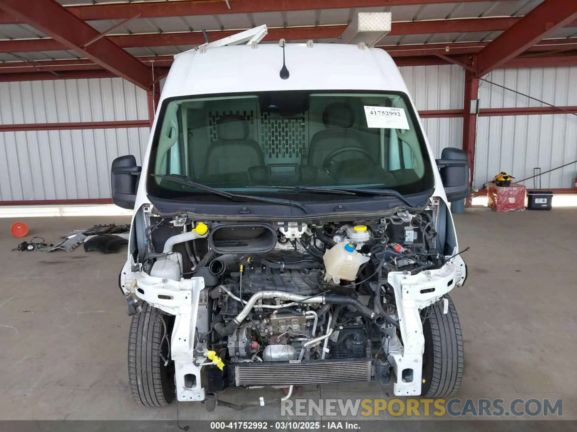13 Photograph of a damaged car 3C6LRVBG6NE118795 RAM PROMASTER 1500 2022