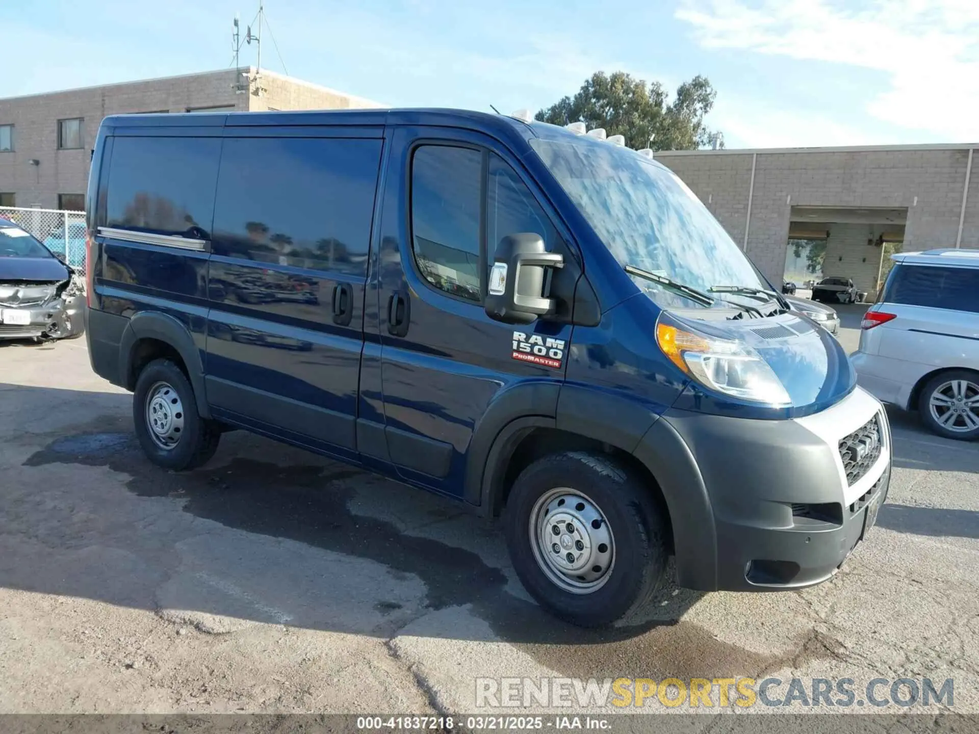 1 Photograph of a damaged car 3C6LRVNG5NE121179 RAM PROMASTER 1500 2022