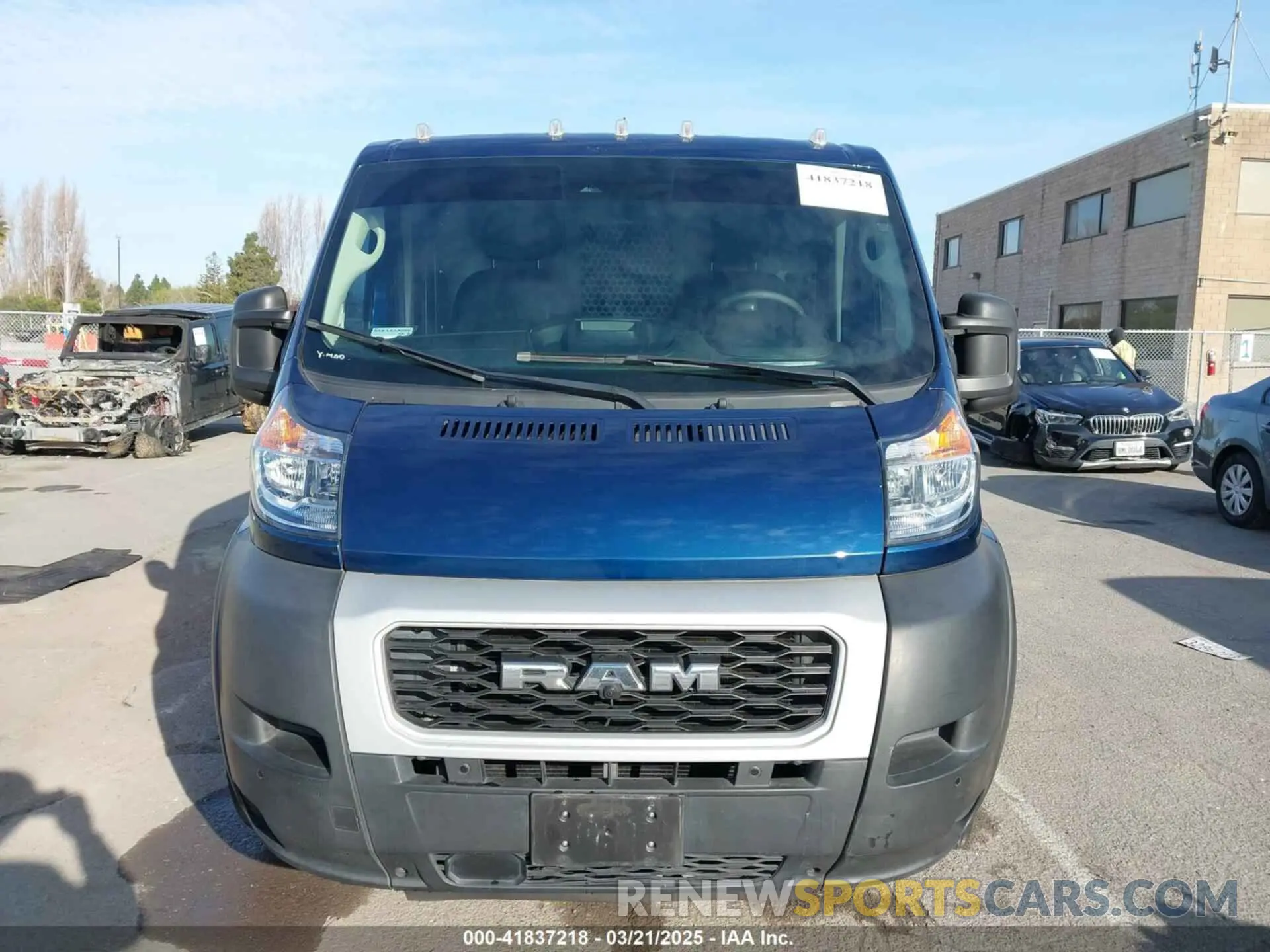 11 Photograph of a damaged car 3C6LRVNG5NE121179 RAM PROMASTER 1500 2022