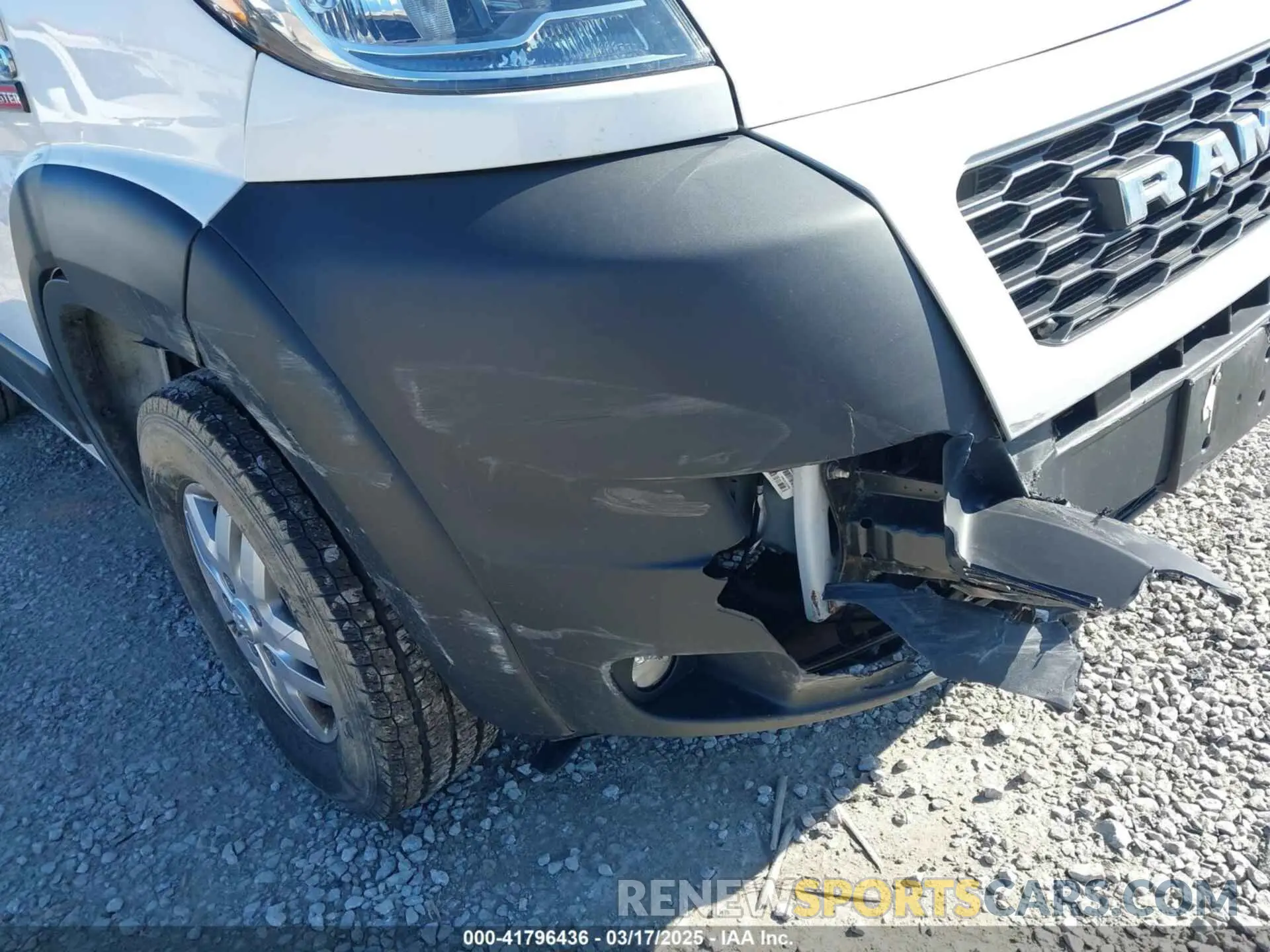 6 Photograph of a damaged car 3C6LRVNG7NE127629 RAM PROMASTER 1500 2022