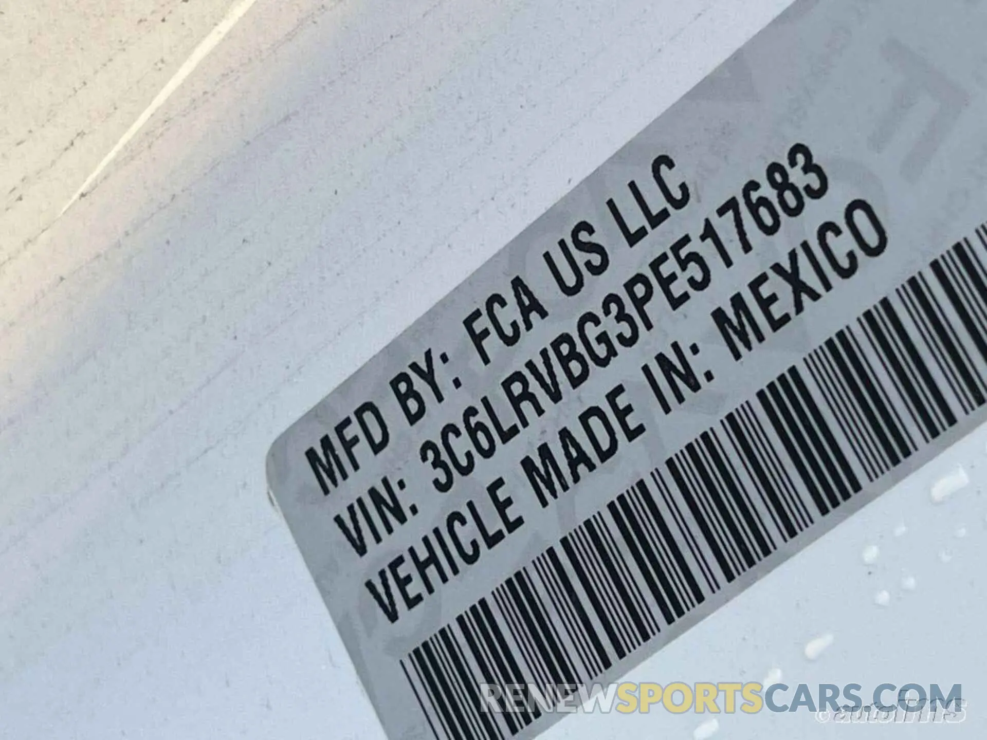 11 Photograph of a damaged car 3C6LRVBG3PE517683 RAM PROMASTER 1500 2023