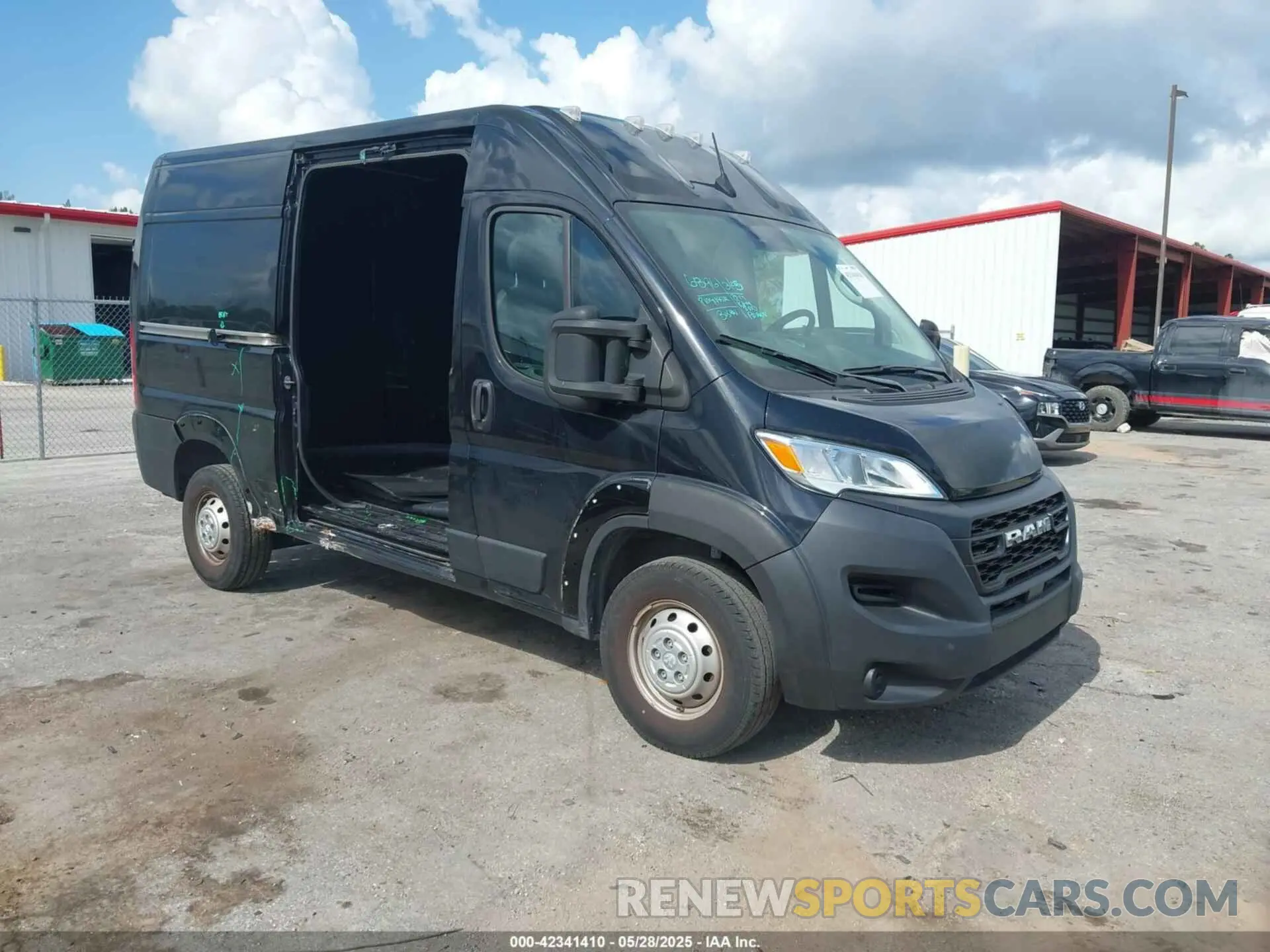 1 Photograph of a damaged car 3C6LRVBG6PE503499 RAM PROMASTER 1500 2023