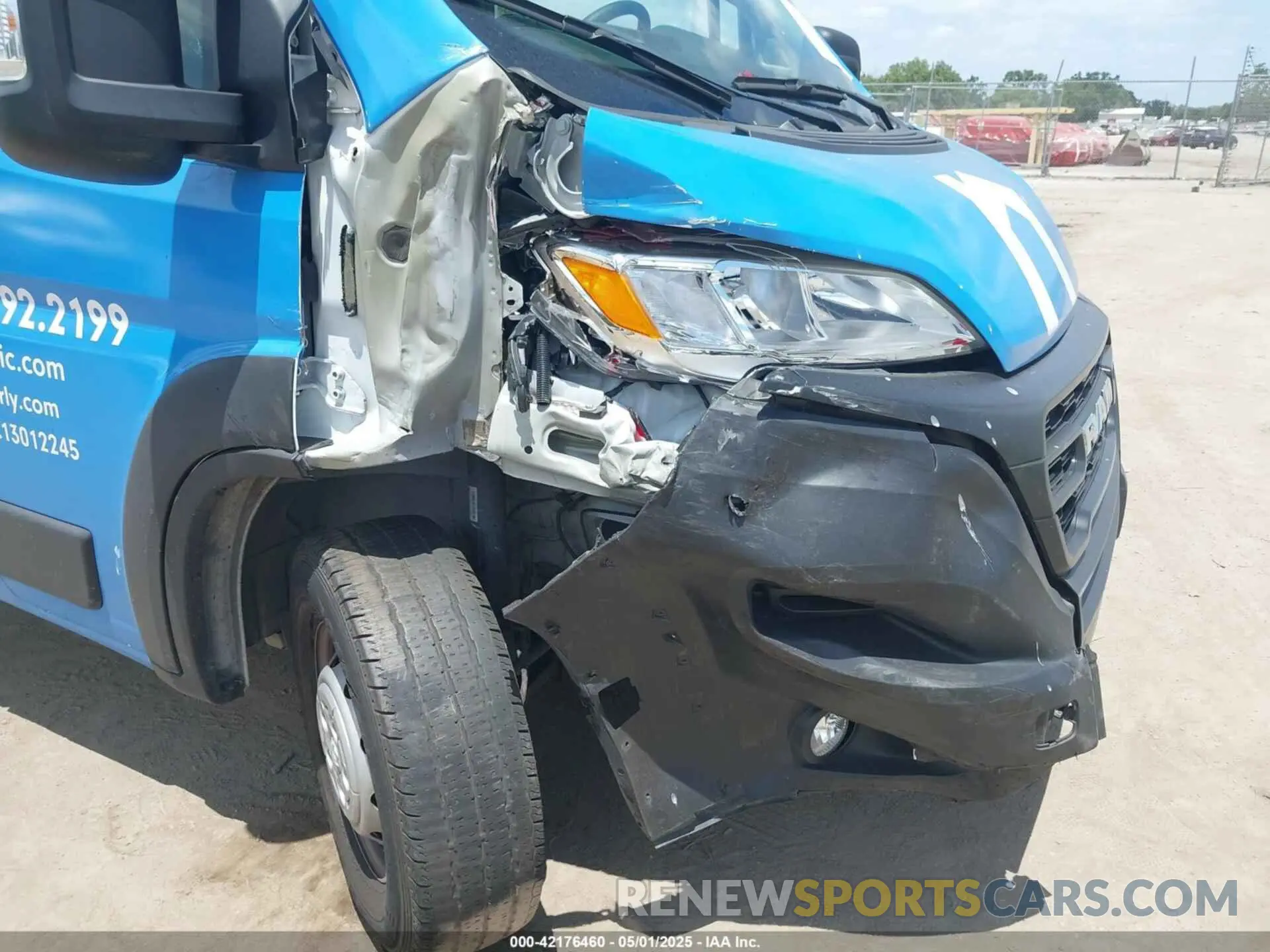 6 Photograph of a damaged car 3C6LRVBG8PE548461 RAM PROMASTER 1500 2023