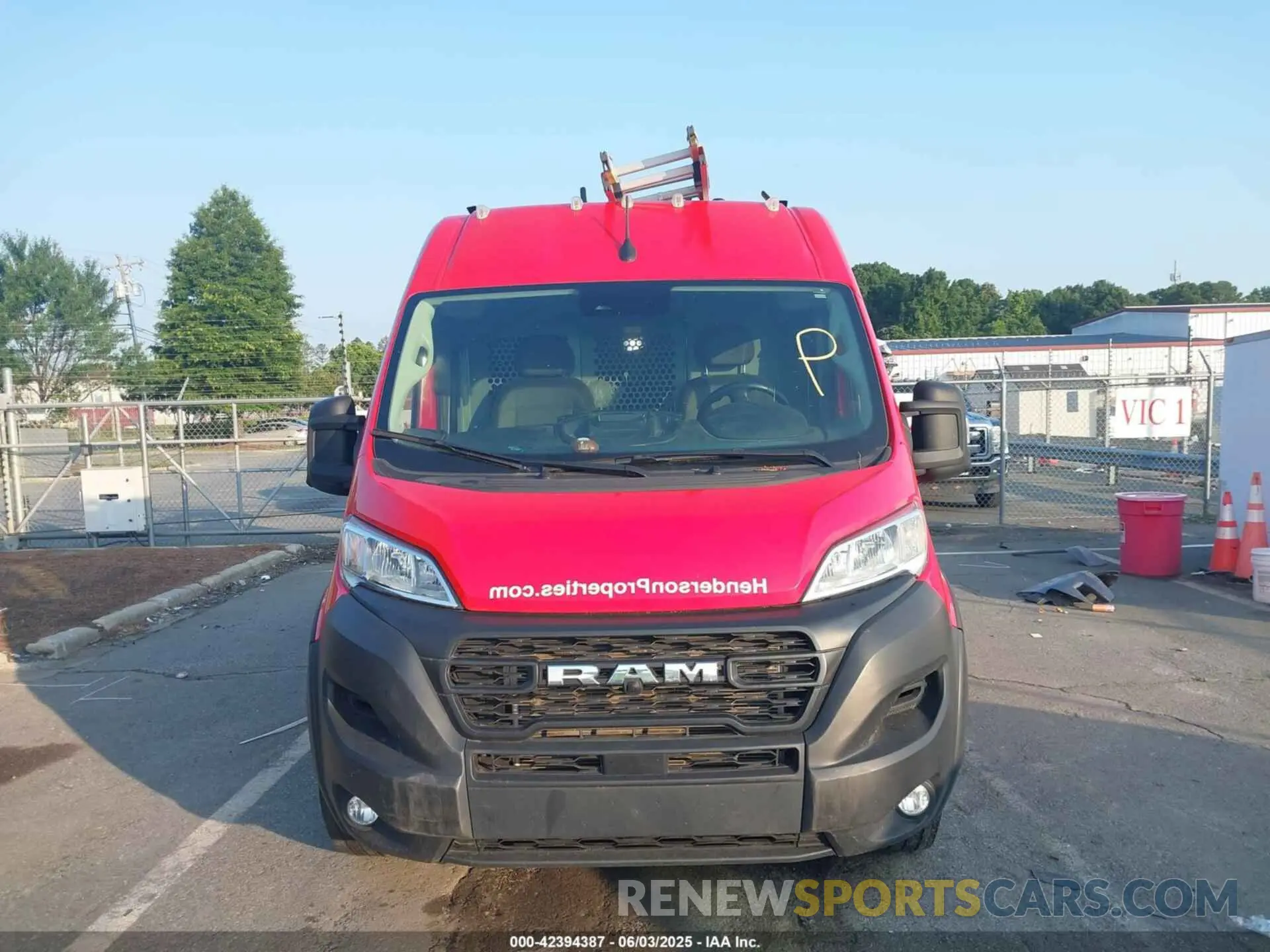 12 Photograph of a damaged car 3C6LRVBG9PE593408 RAM PROMASTER 1500 2023