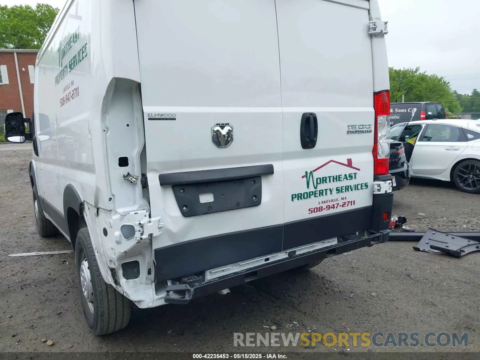 6 Photograph of a damaged car 3C6LRVNG5PE552754 RAM PROMASTER 1500 2023
