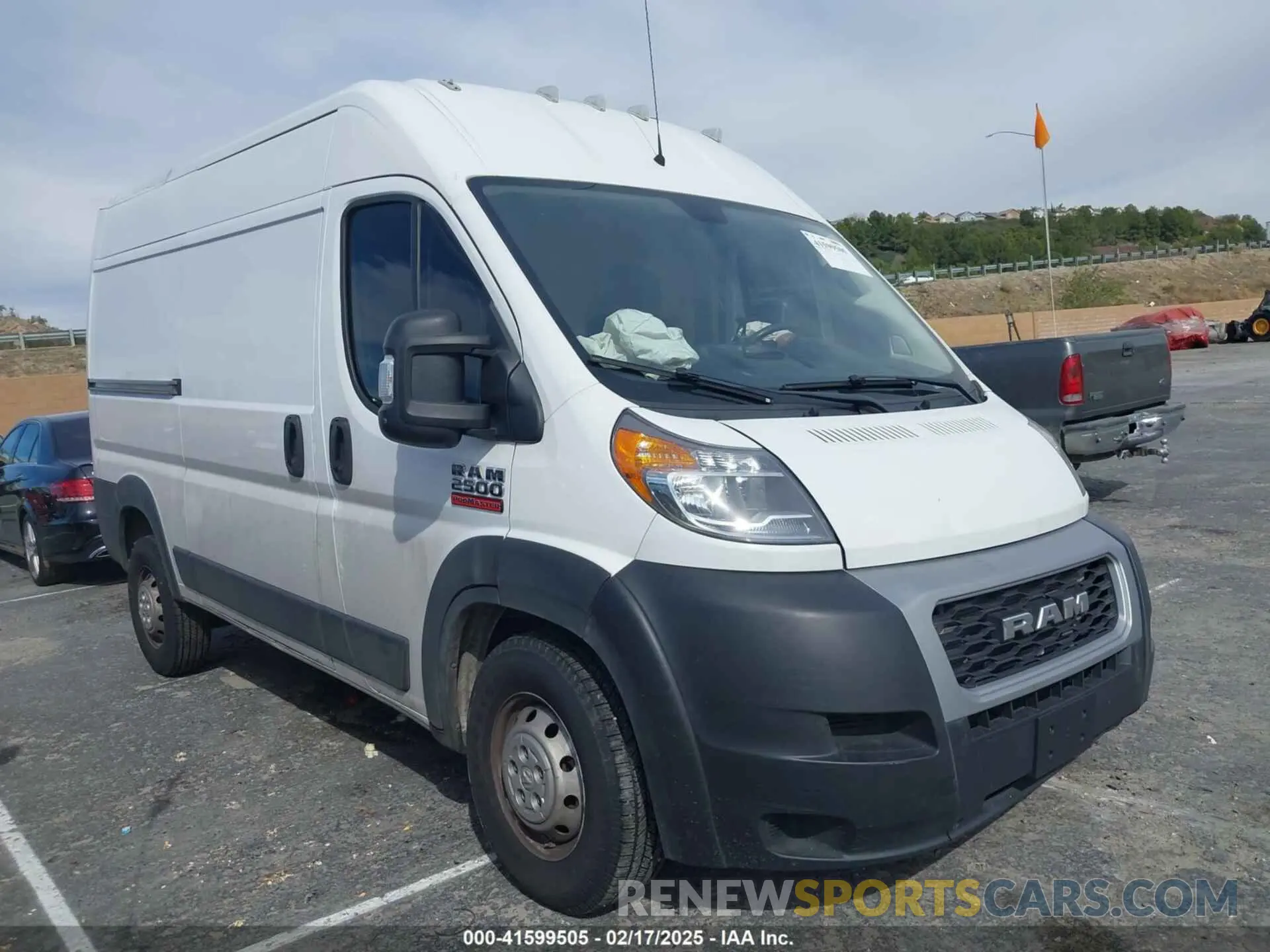 1 Photograph of a damaged car 3C6TRVCG7KE520397 RAM PROMASTER 2500 2019