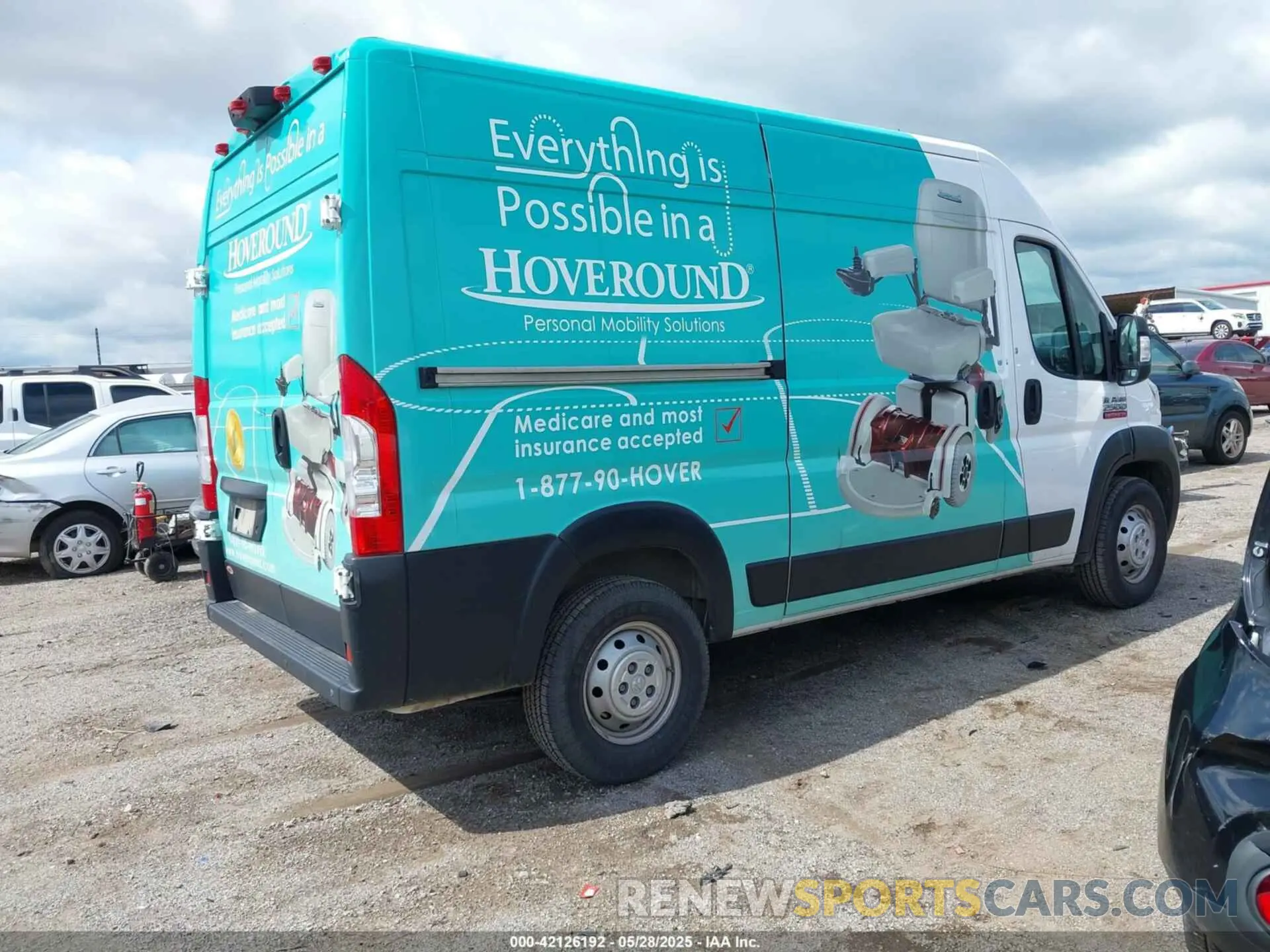 4 Photograph of a damaged car 3C6TRVCG9KE562893 RAM PROMASTER 2500 2019