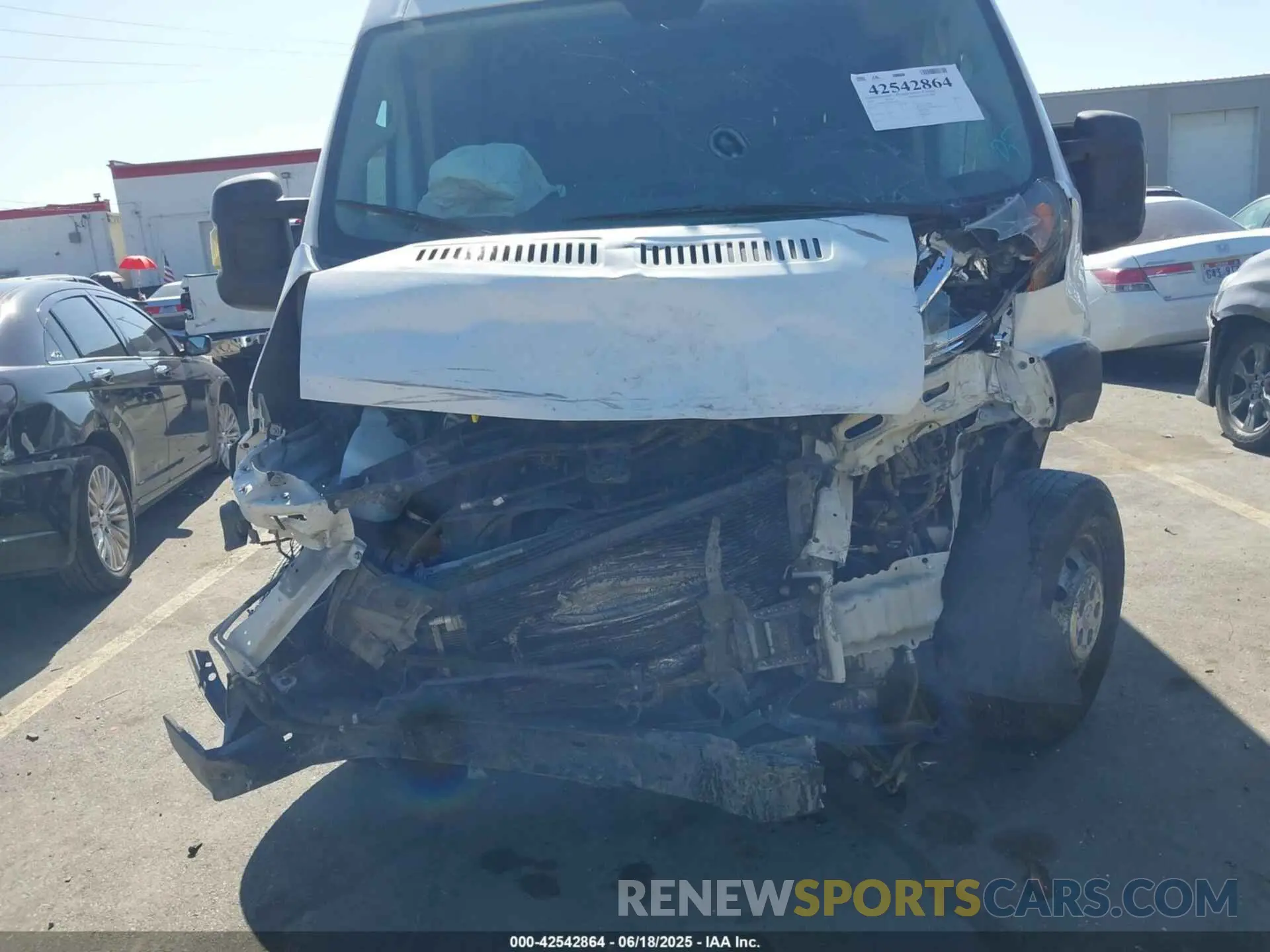 6 Photograph of a damaged car 3C6TRVCGXKE510625 RAM PROMASTER 2500 2019