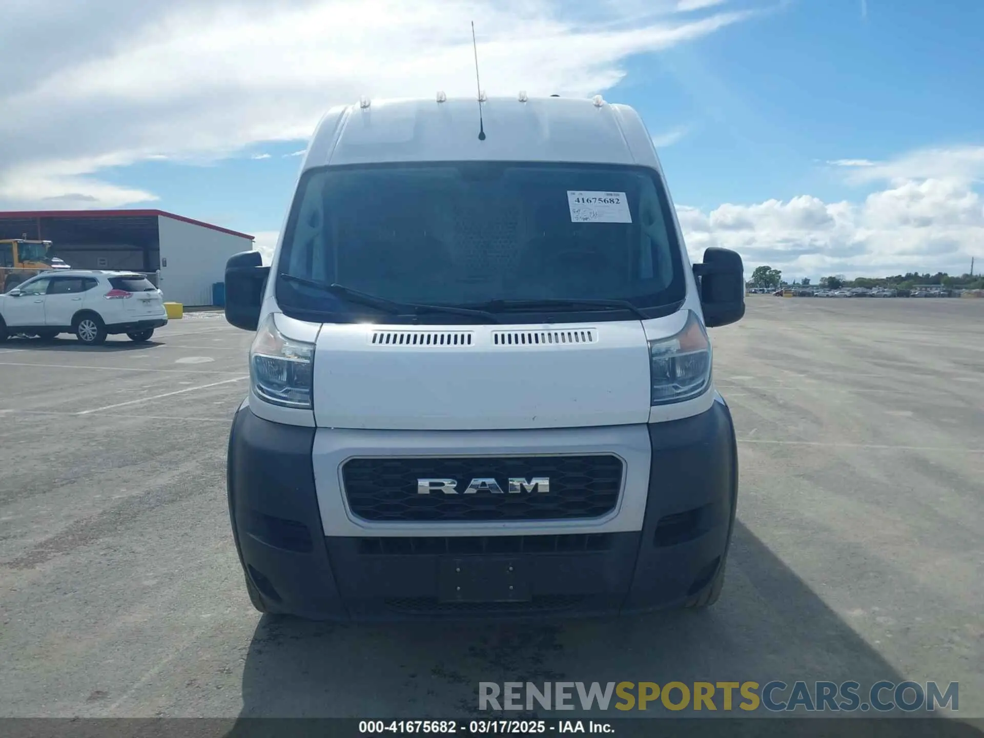 12 Photograph of a damaged car 3C6TRVCGXKE562904 RAM PROMASTER 2500 2019