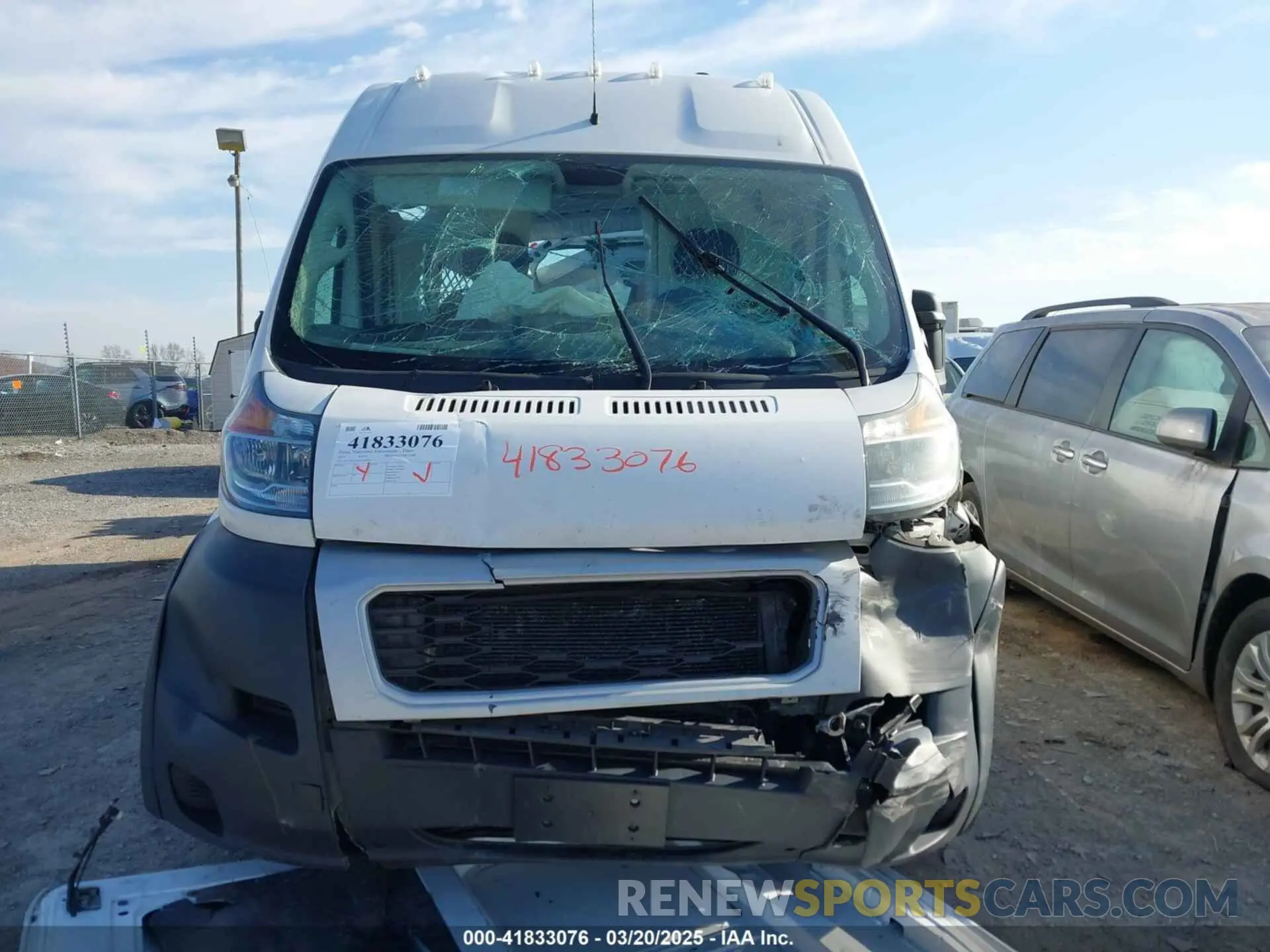 12 Photograph of a damaged car 3C6TRVDG5KE559746 RAM PROMASTER 2500 2019