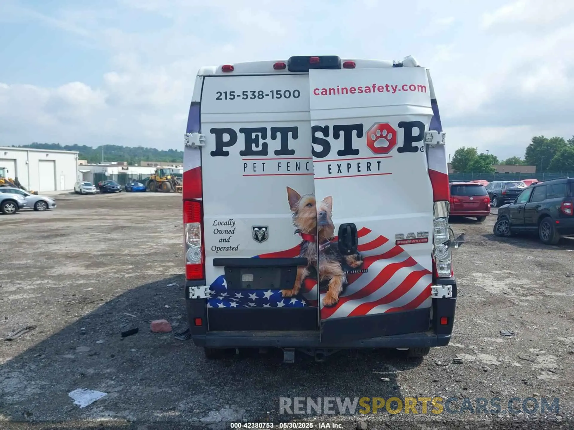 15 Photograph of a damaged car 3C6TRVDG7KE561630 RAM PROMASTER 2500 2019