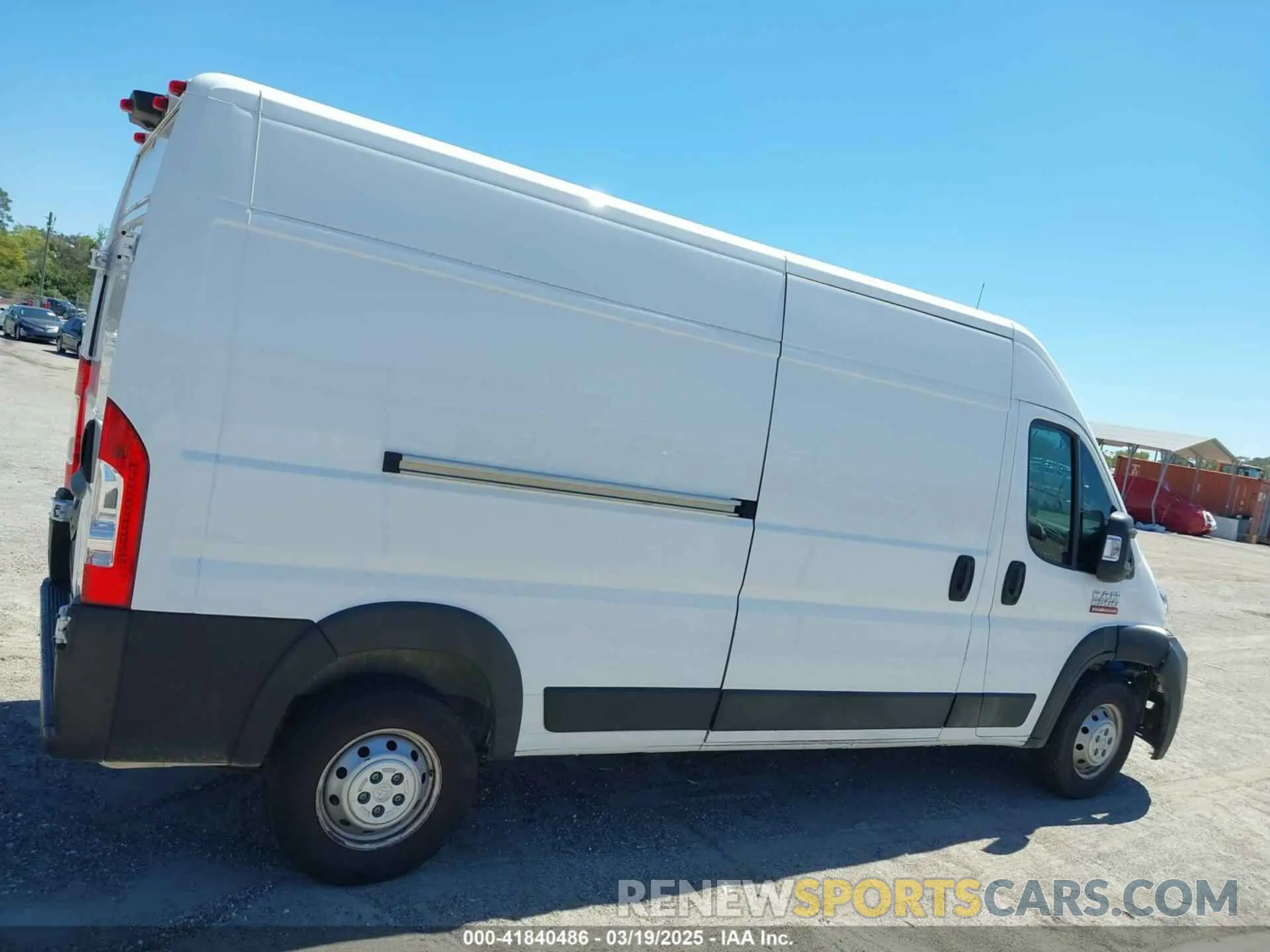 13 Photograph of a damaged car 3C6TRVDG8KE547249 RAM PROMASTER 2500 2019