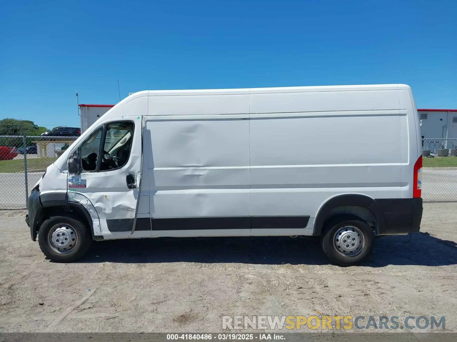 14 Photograph of a damaged car 3C6TRVDG8KE547249 RAM PROMASTER 2500 2019