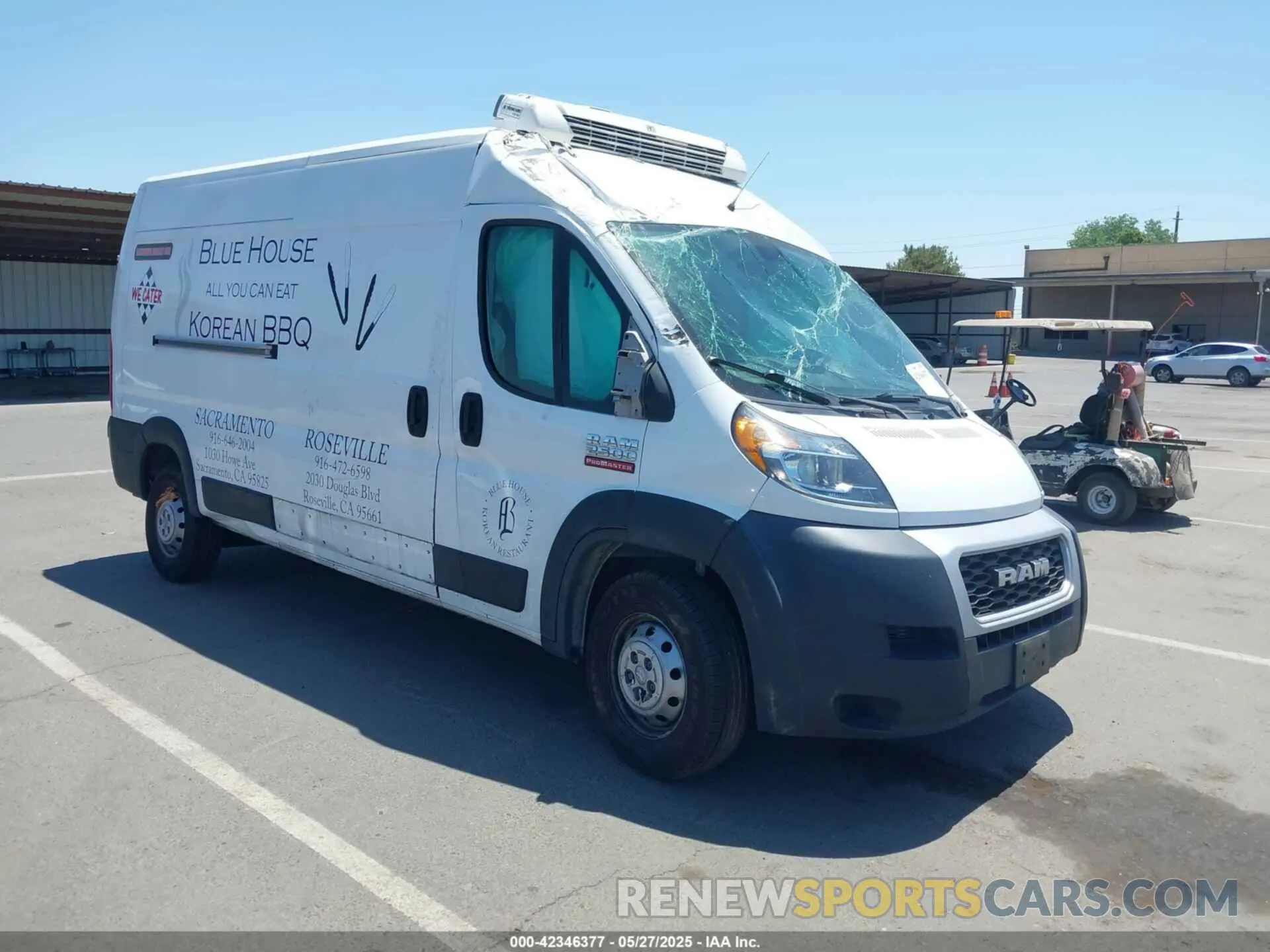 1 Photograph of a damaged car 3C6TRVDG9KE515166 RAM PROMASTER 2500 2019