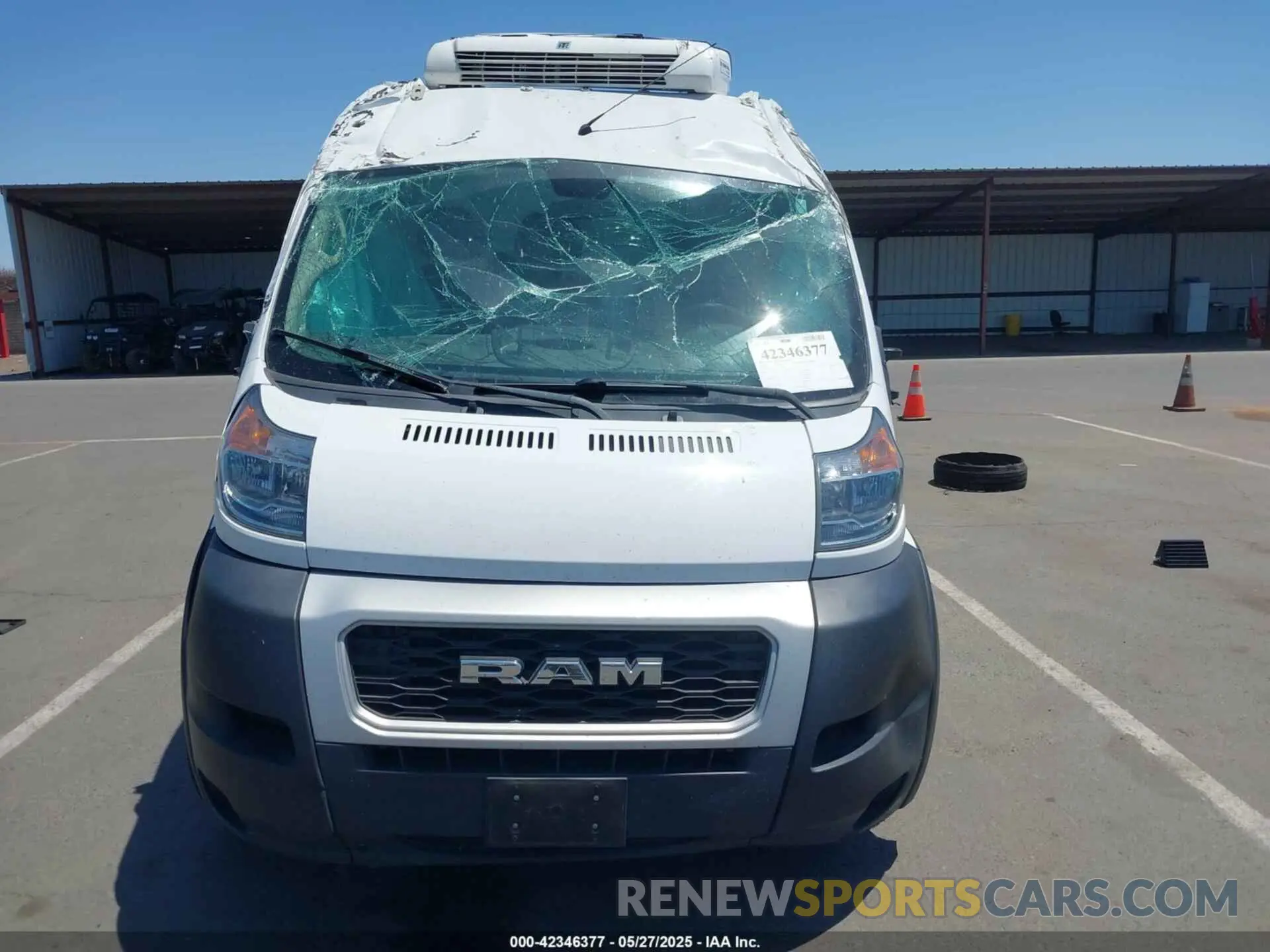 13 Photograph of a damaged car 3C6TRVDG9KE515166 RAM PROMASTER 2500 2019