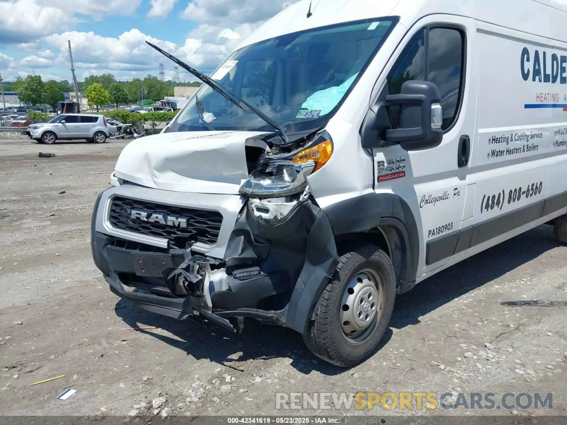 6 Photograph of a damaged car 3C6TRVDG9KE557224 RAM PROMASTER 2500 2019