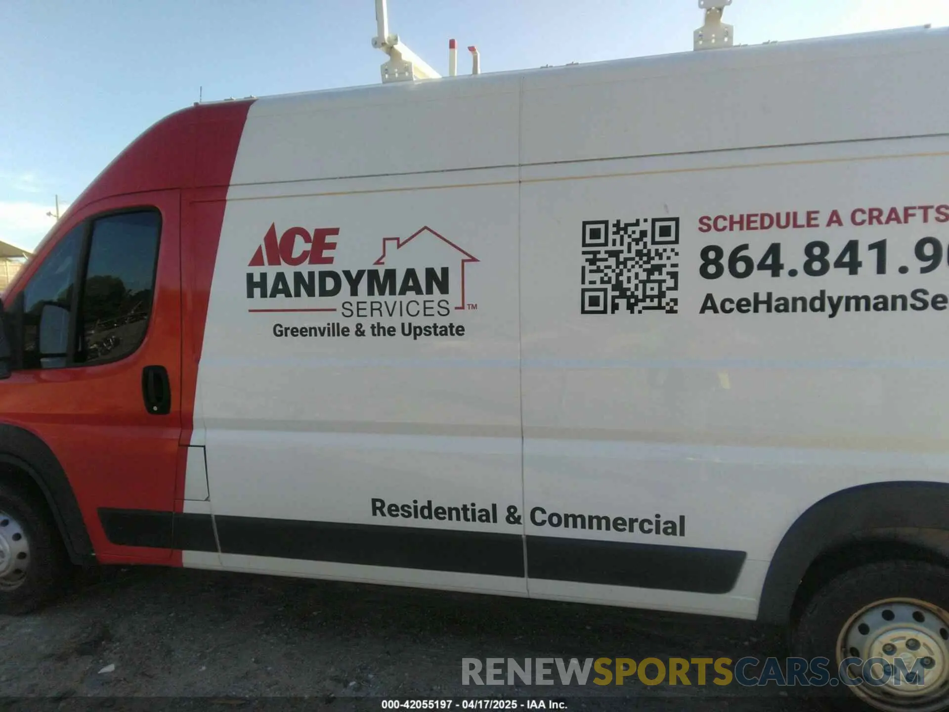 14 Photograph of a damaged car 3C6TRVDGXKE543090 RAM PROMASTER 2500 2019