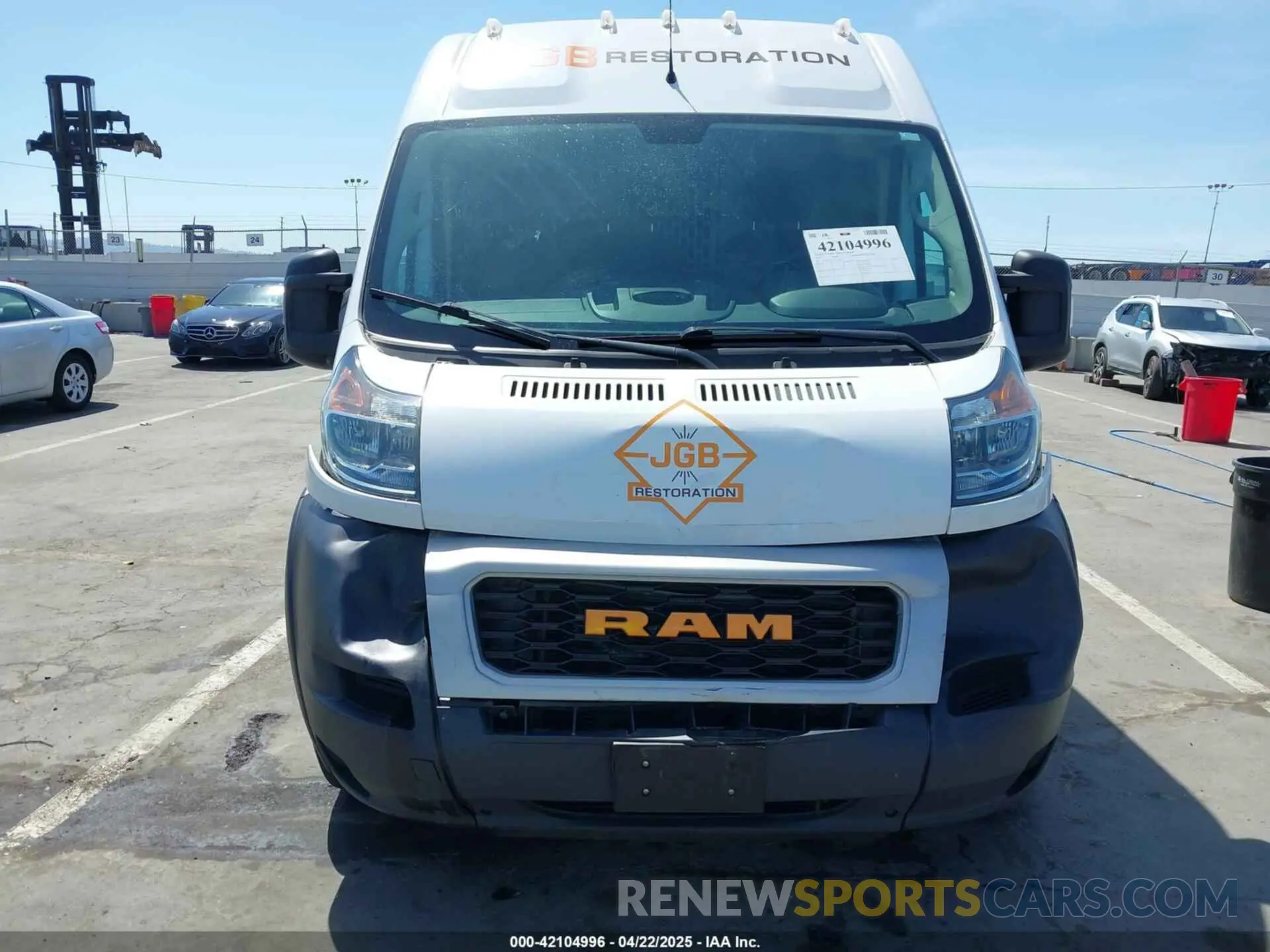 12 Photograph of a damaged car 3C6TRVDG3LE121924 RAM PROMASTER 2500 2020