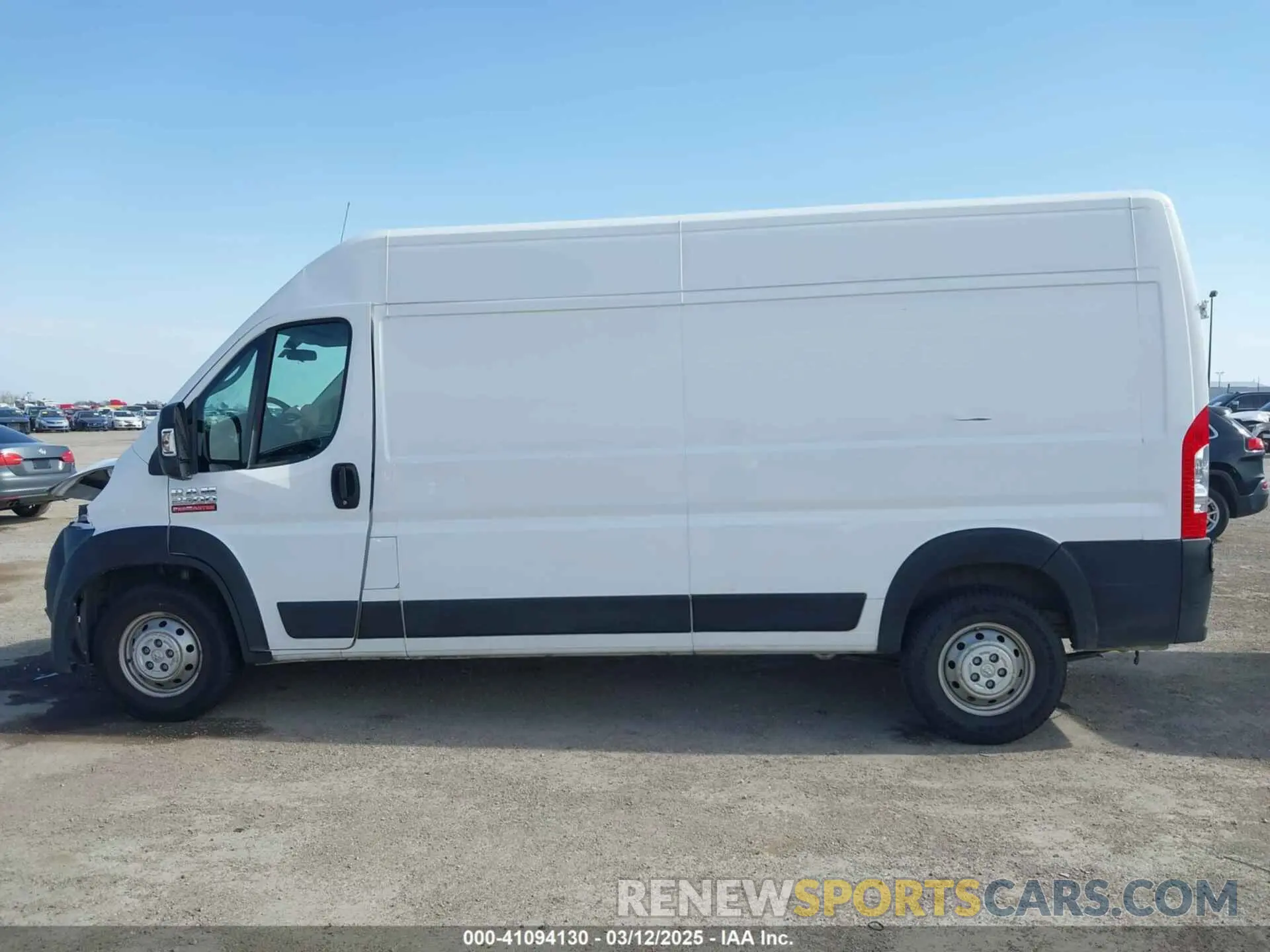 14 Photograph of a damaged car 3C6TRVDG4LE128073 RAM PROMASTER 2500 2020