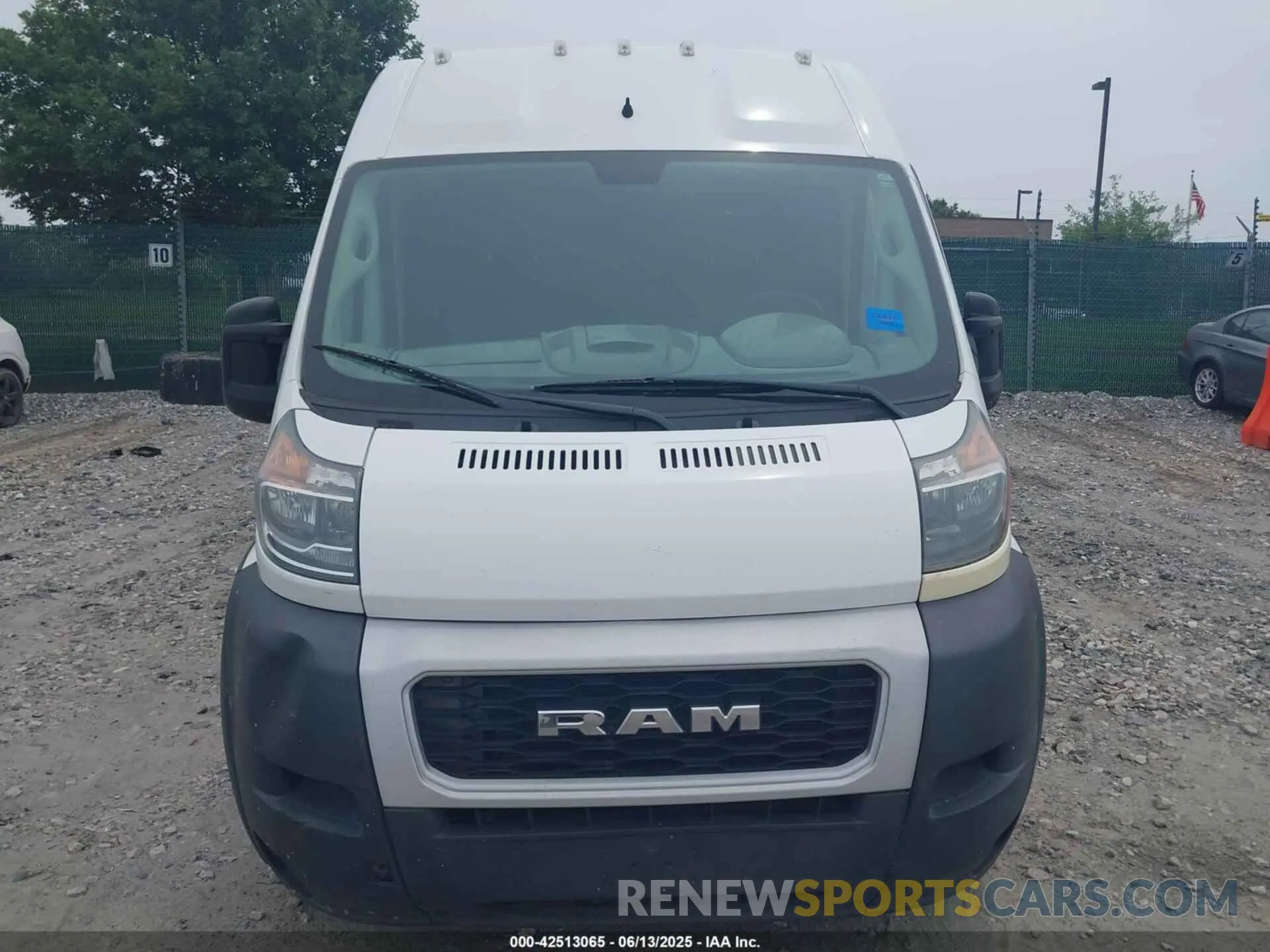 6 Photograph of a damaged car 3C6TRVDG5LE101626 RAM PROMASTER 2500 2020