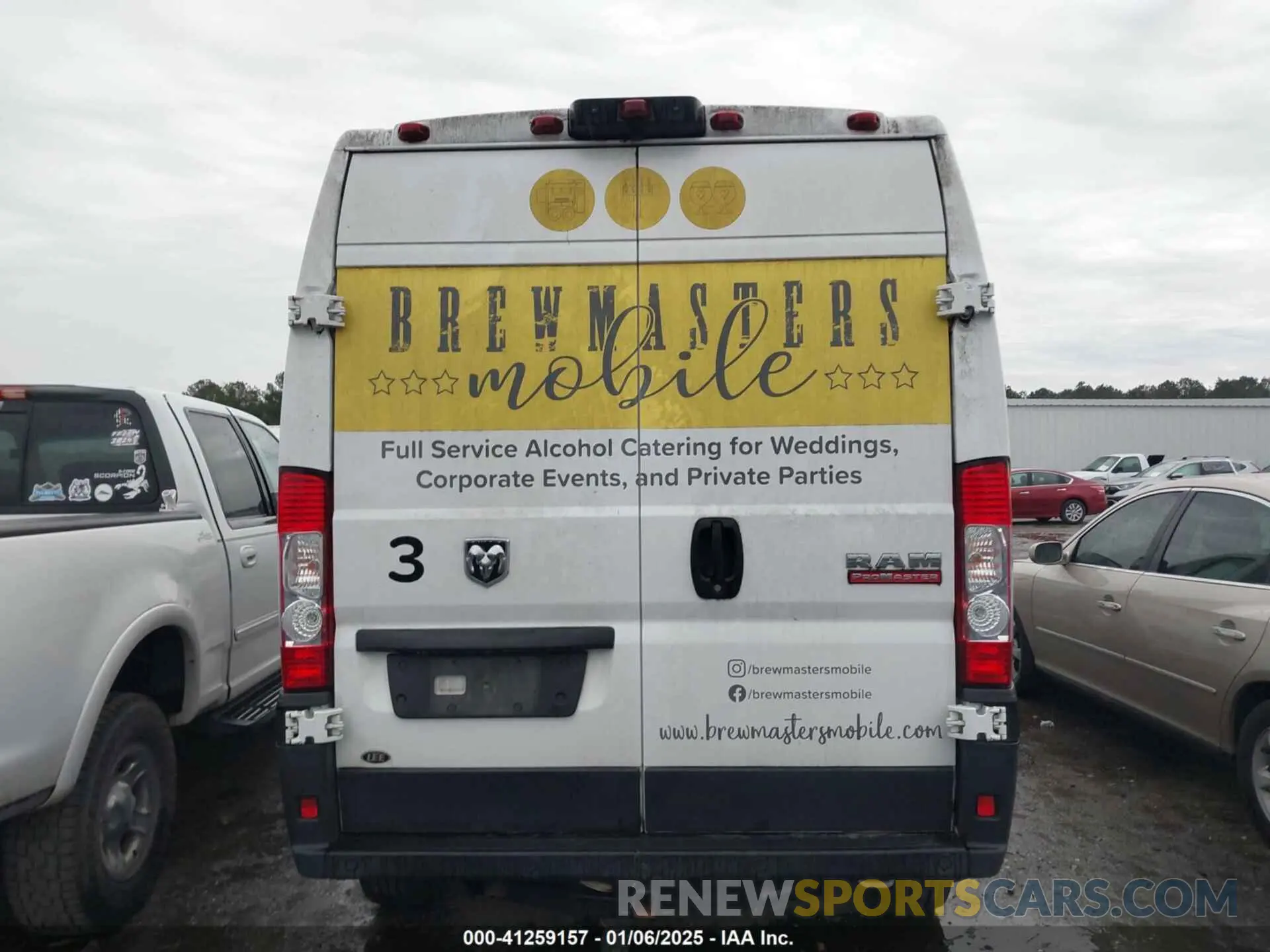 16 Photograph of a damaged car 3C6TRVDGXLE110693 RAM PROMASTER 2500 2020
