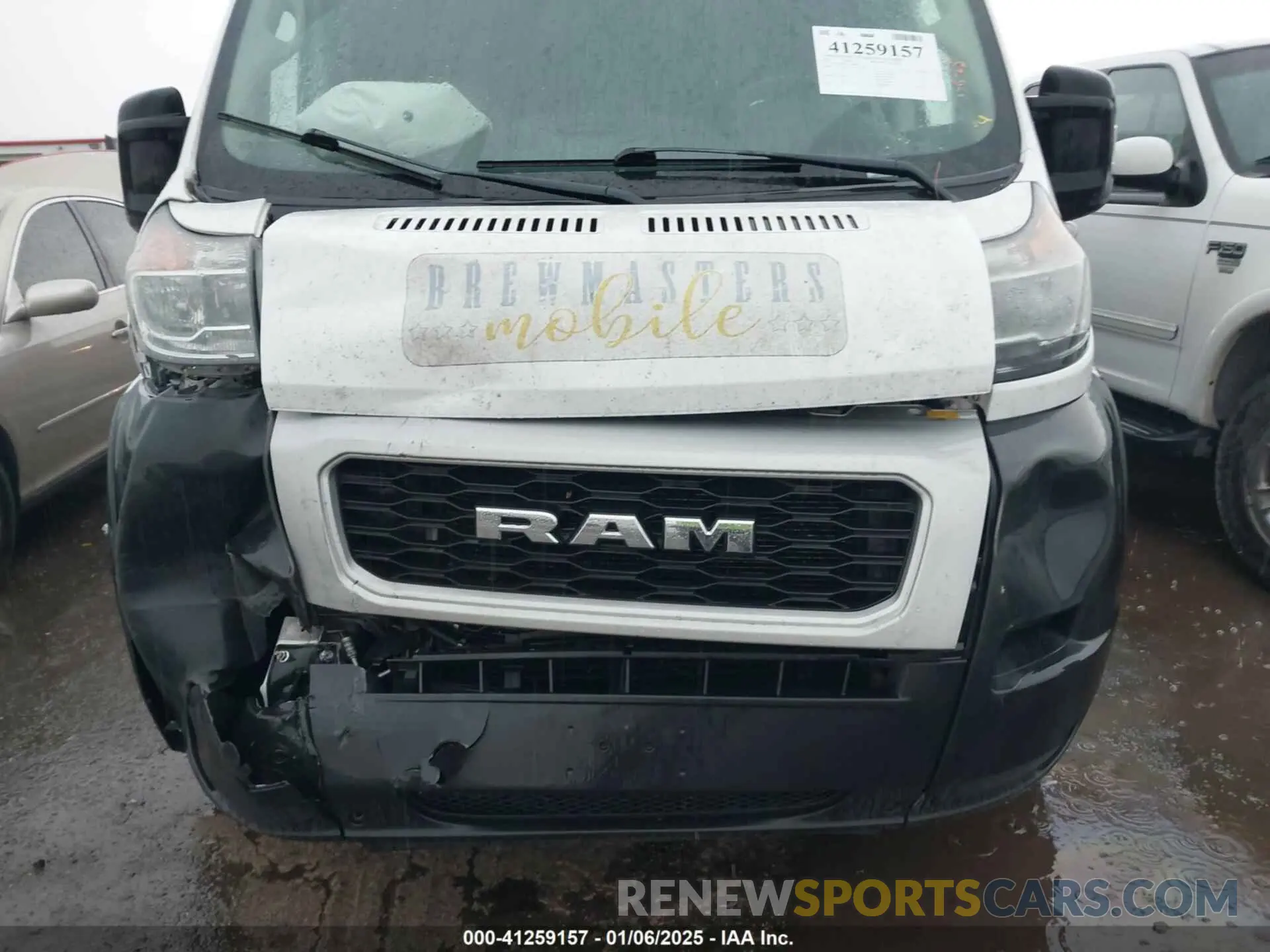6 Photograph of a damaged car 3C6TRVDGXLE110693 RAM PROMASTER 2500 2020