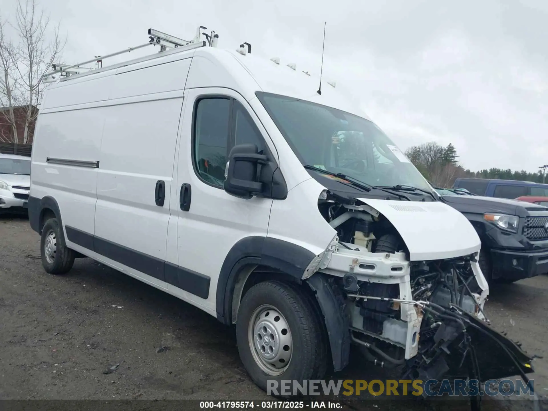 1 Photograph of a damaged car 3C6ERVDG3ME504577 RAM PROMASTER 2500 2021
