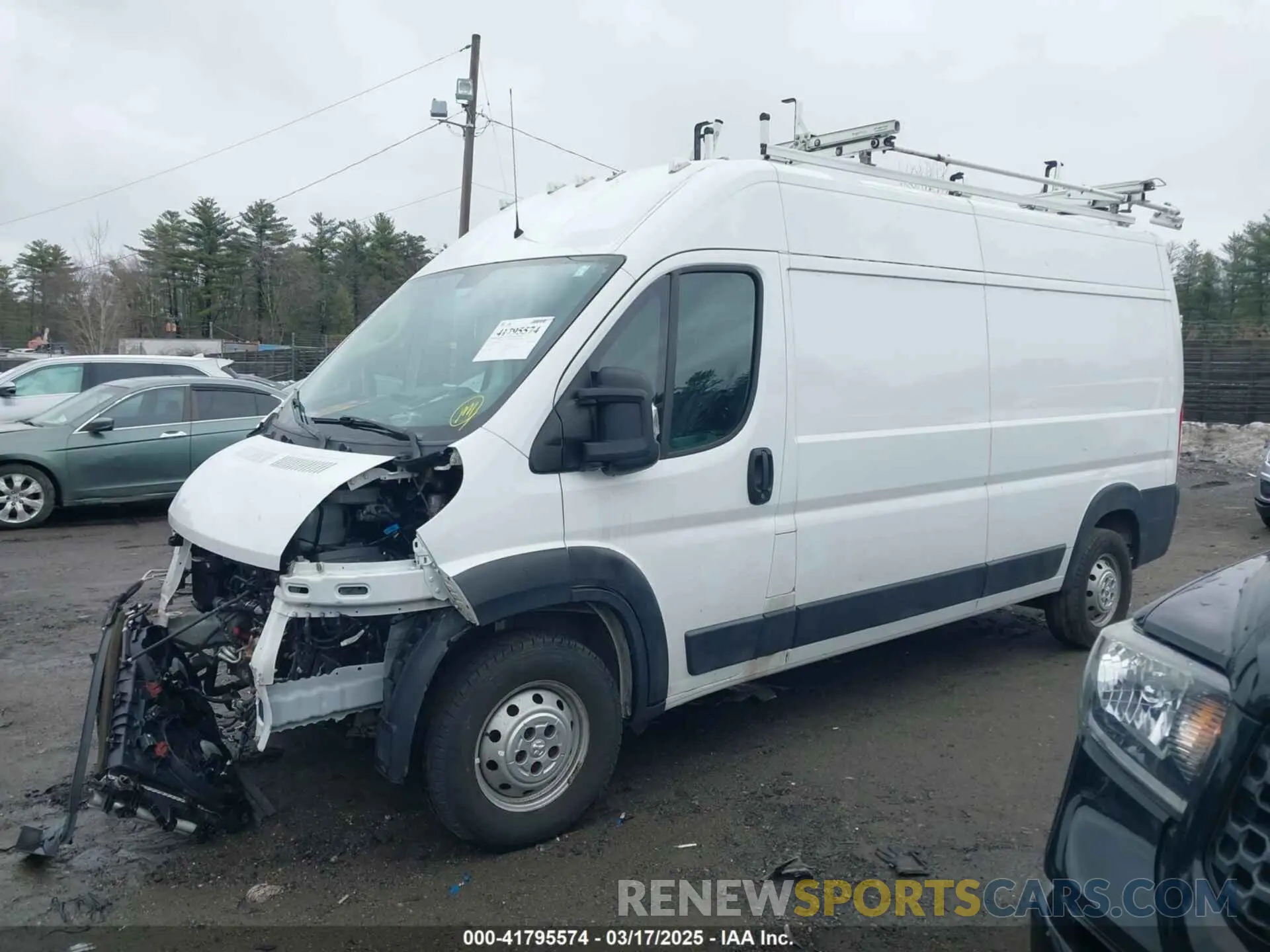 15 Photograph of a damaged car 3C6ERVDG3ME504577 RAM PROMASTER 2500 2021