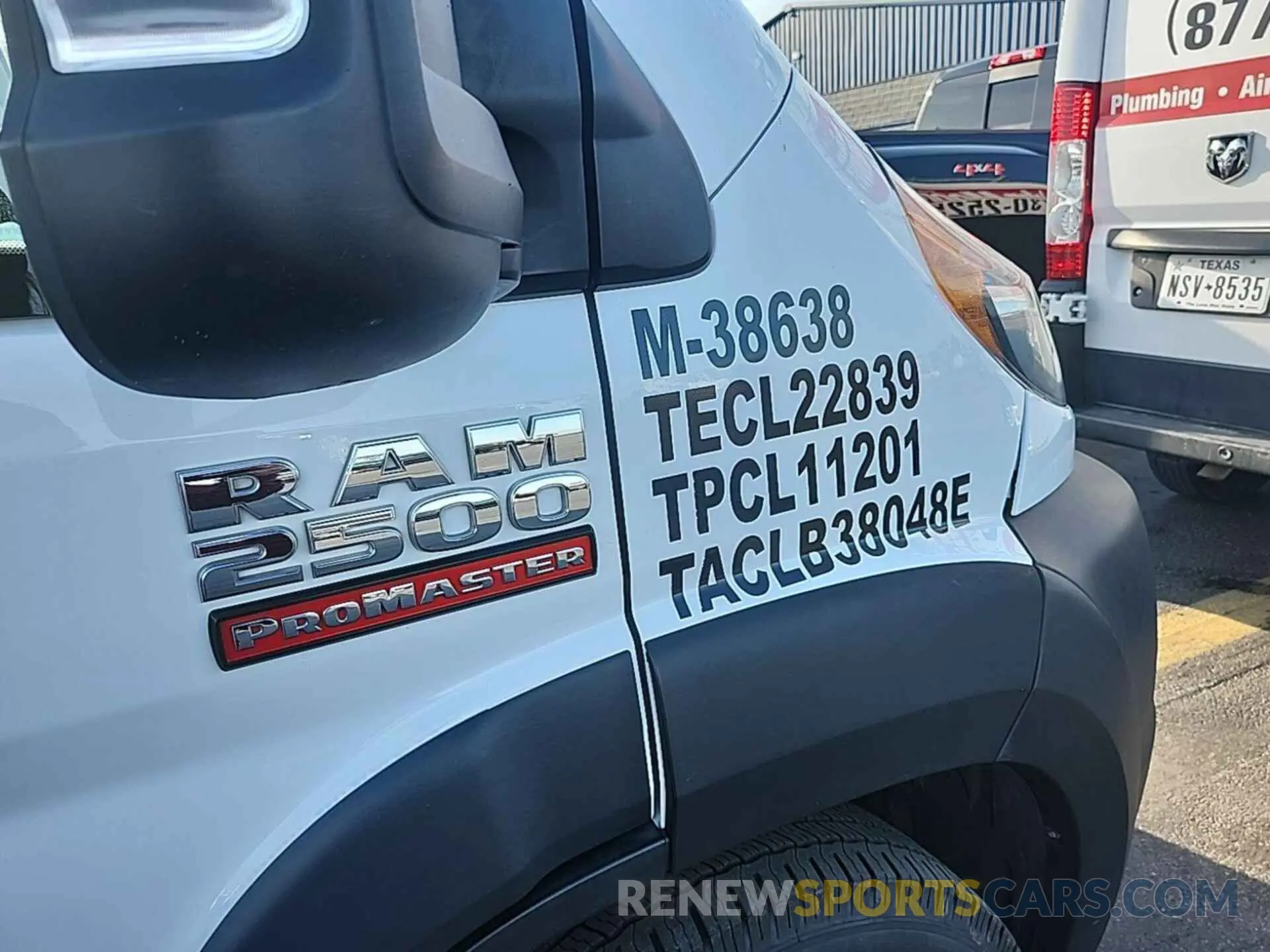 23 Photograph of a damaged car 3C6ERVDG5ME501938 RAM PROMASTER 2500 2021