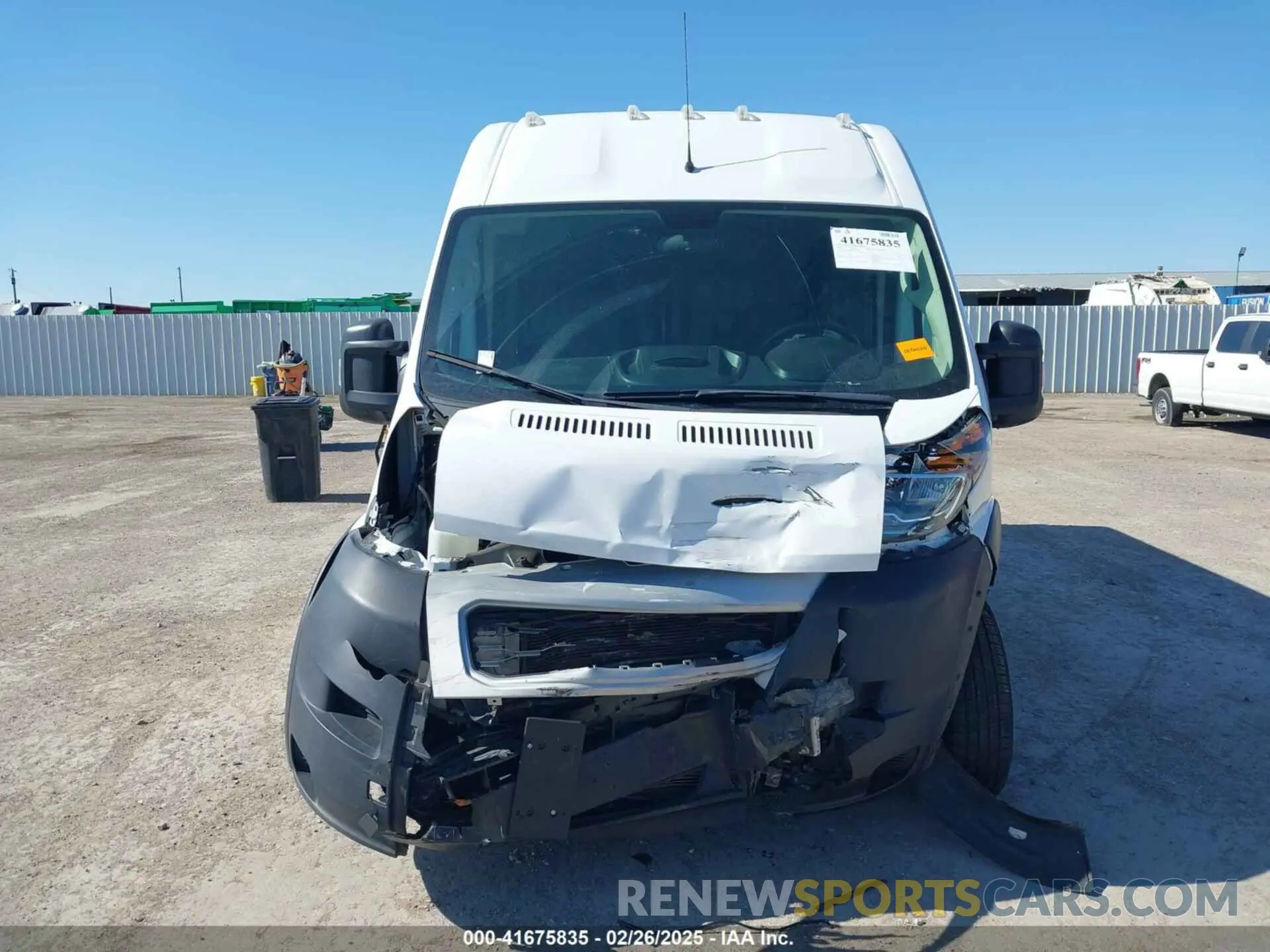 12 Photograph of a damaged car 3C6ERVDG9ME508729 RAM PROMASTER 2500 2021