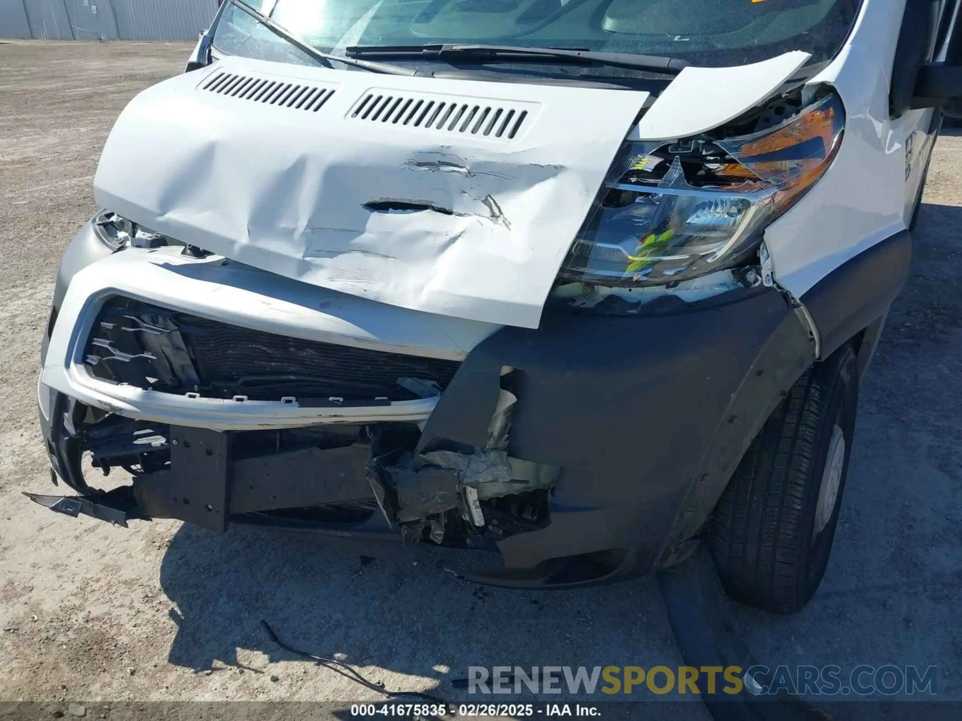 6 Photograph of a damaged car 3C6ERVDG9ME508729 RAM PROMASTER 2500 2021