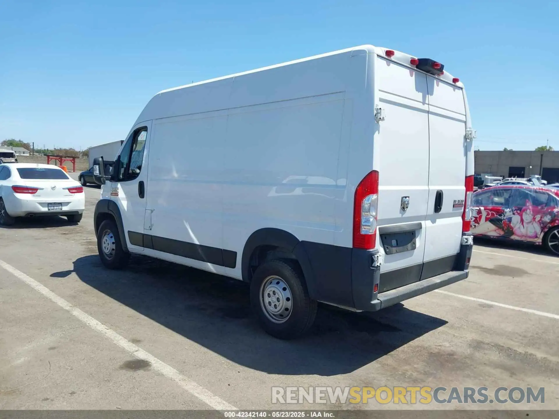 3 Photograph of a damaged car 3C6LRVCG1ME574801 RAM PROMASTER 2500 2021