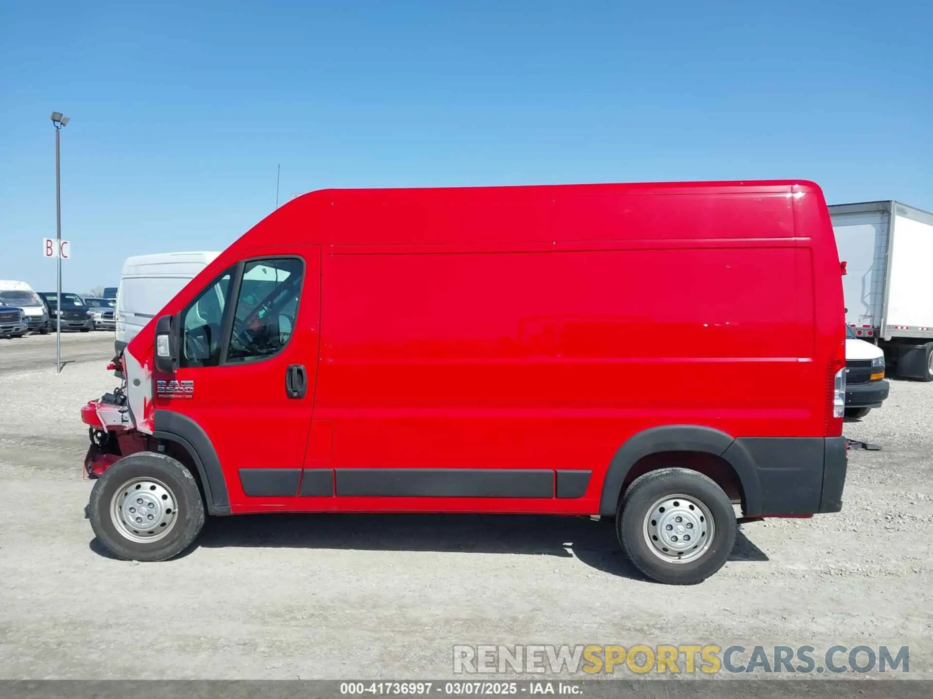 15 Photograph of a damaged car 3C6LRVCG2ME513117 RAM PROMASTER 2500 2021