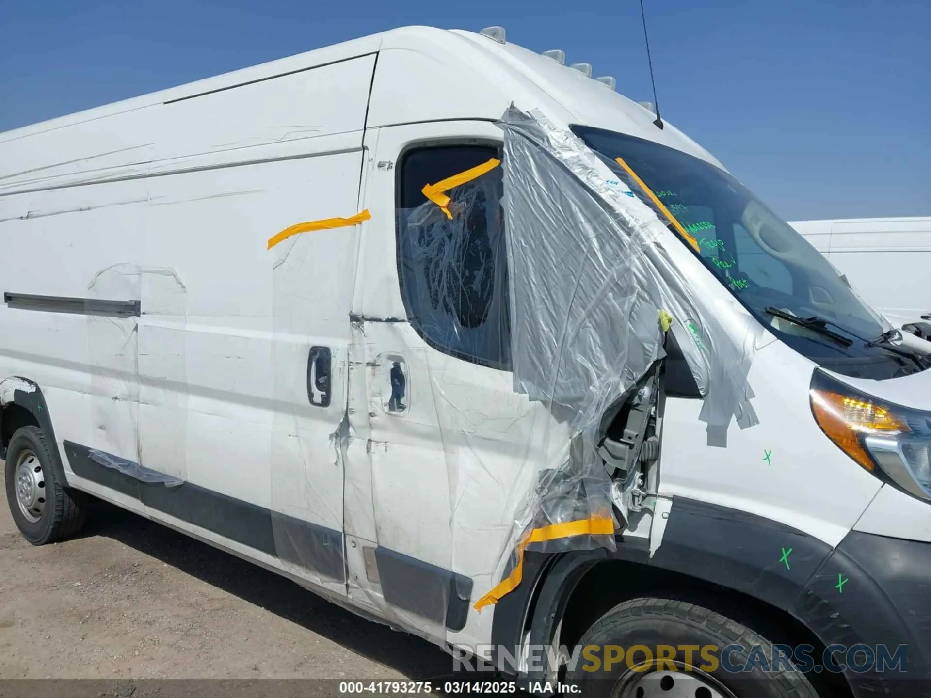 6 Photograph of a damaged car 3C6LRVDG0ME513129 RAM PROMASTER 2500 2021