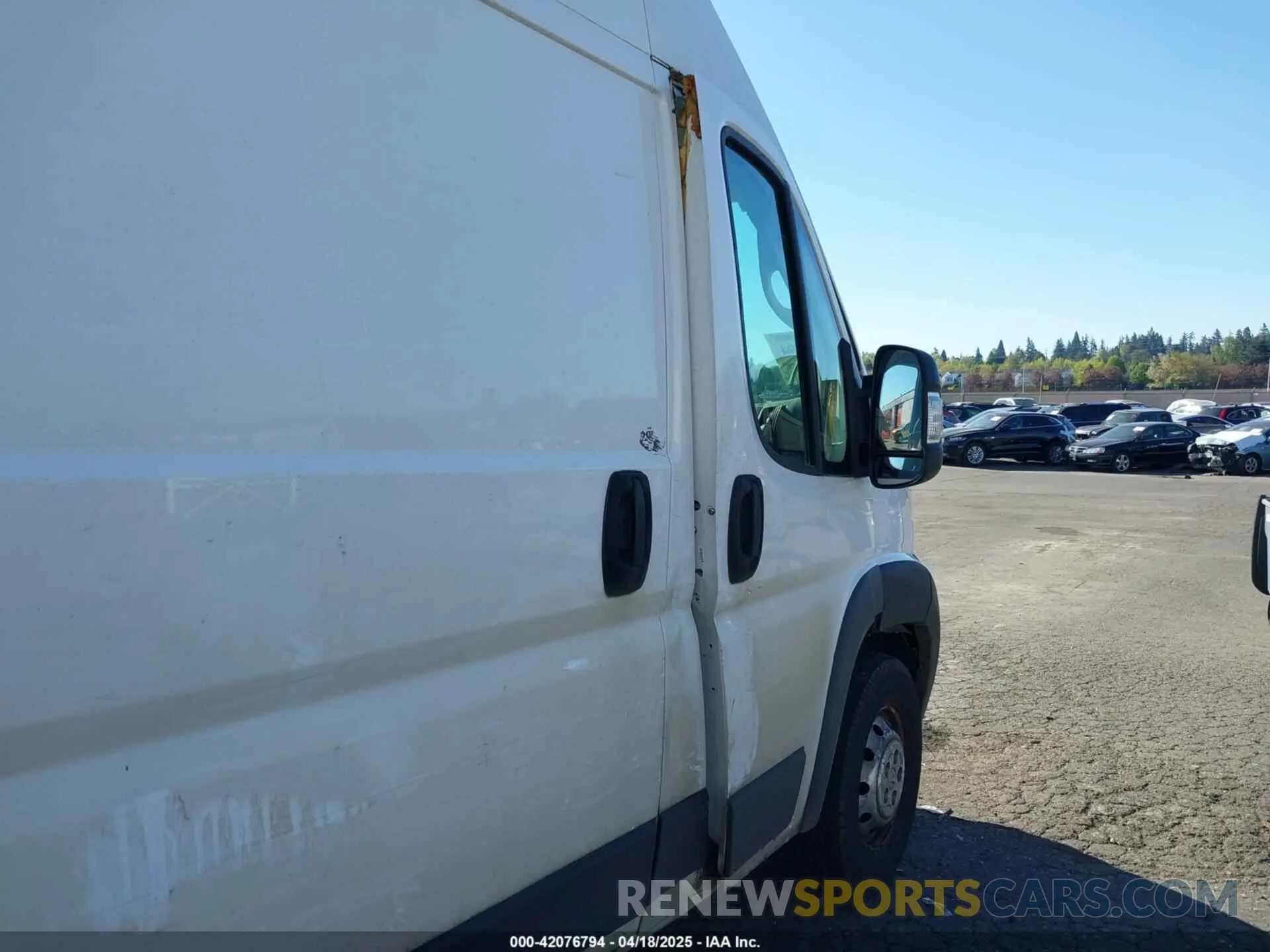 12 Photograph of a damaged car 3C6LRVDG1ME523121 RAM PROMASTER 2500 2021