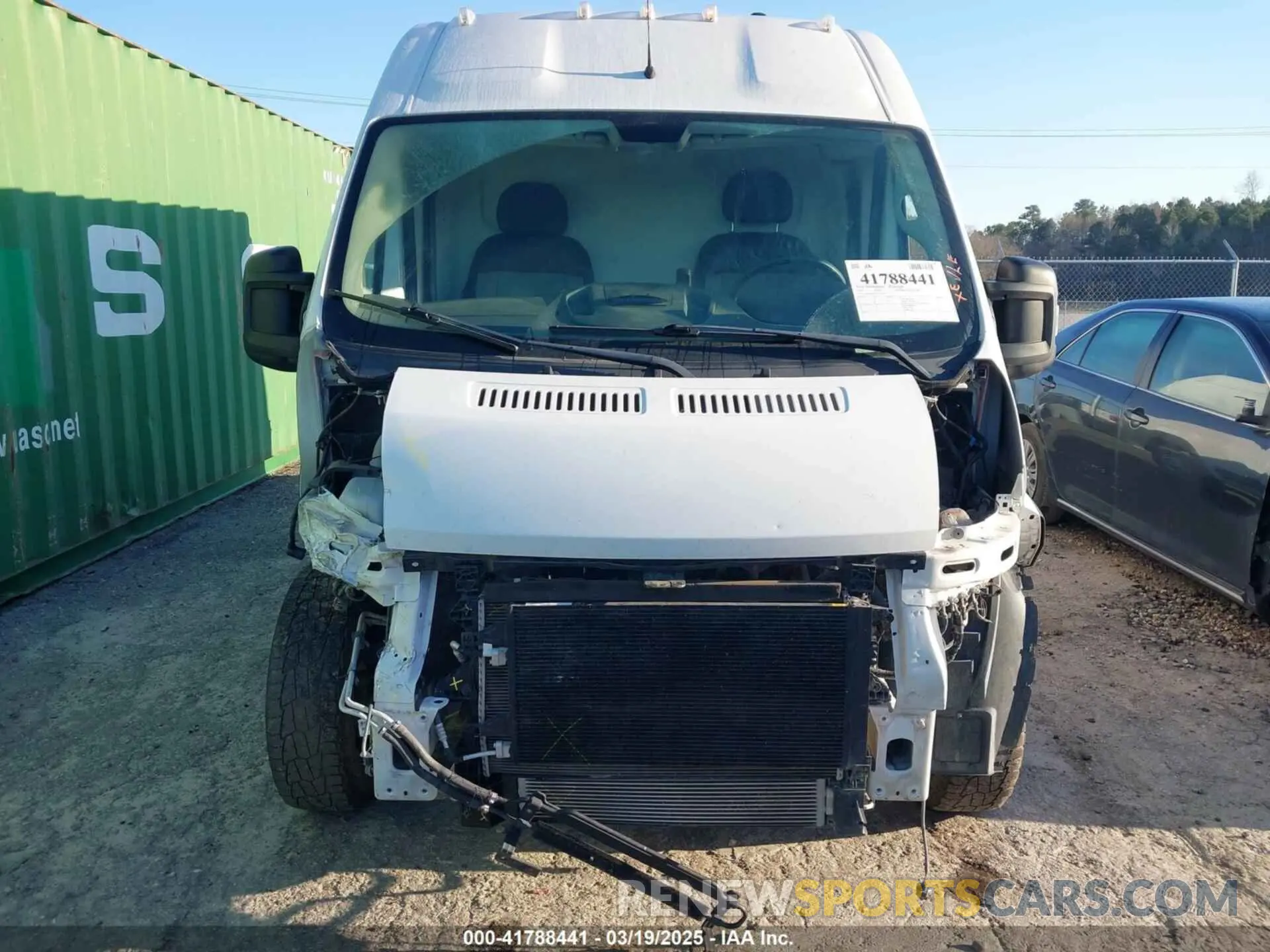 13 Photograph of a damaged car 3C6LRVDG1ME559617 RAM PROMASTER 2500 2021
