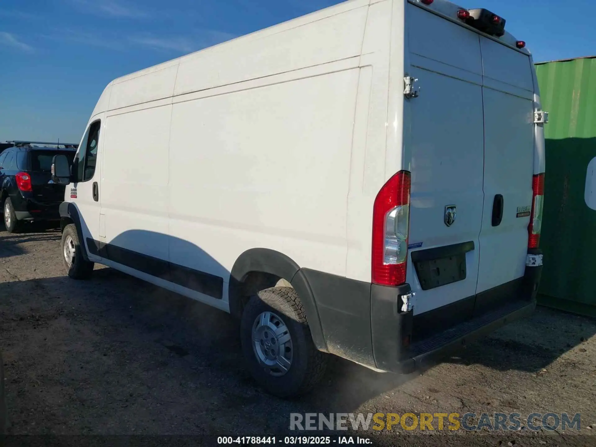 3 Photograph of a damaged car 3C6LRVDG1ME559617 RAM PROMASTER 2500 2021