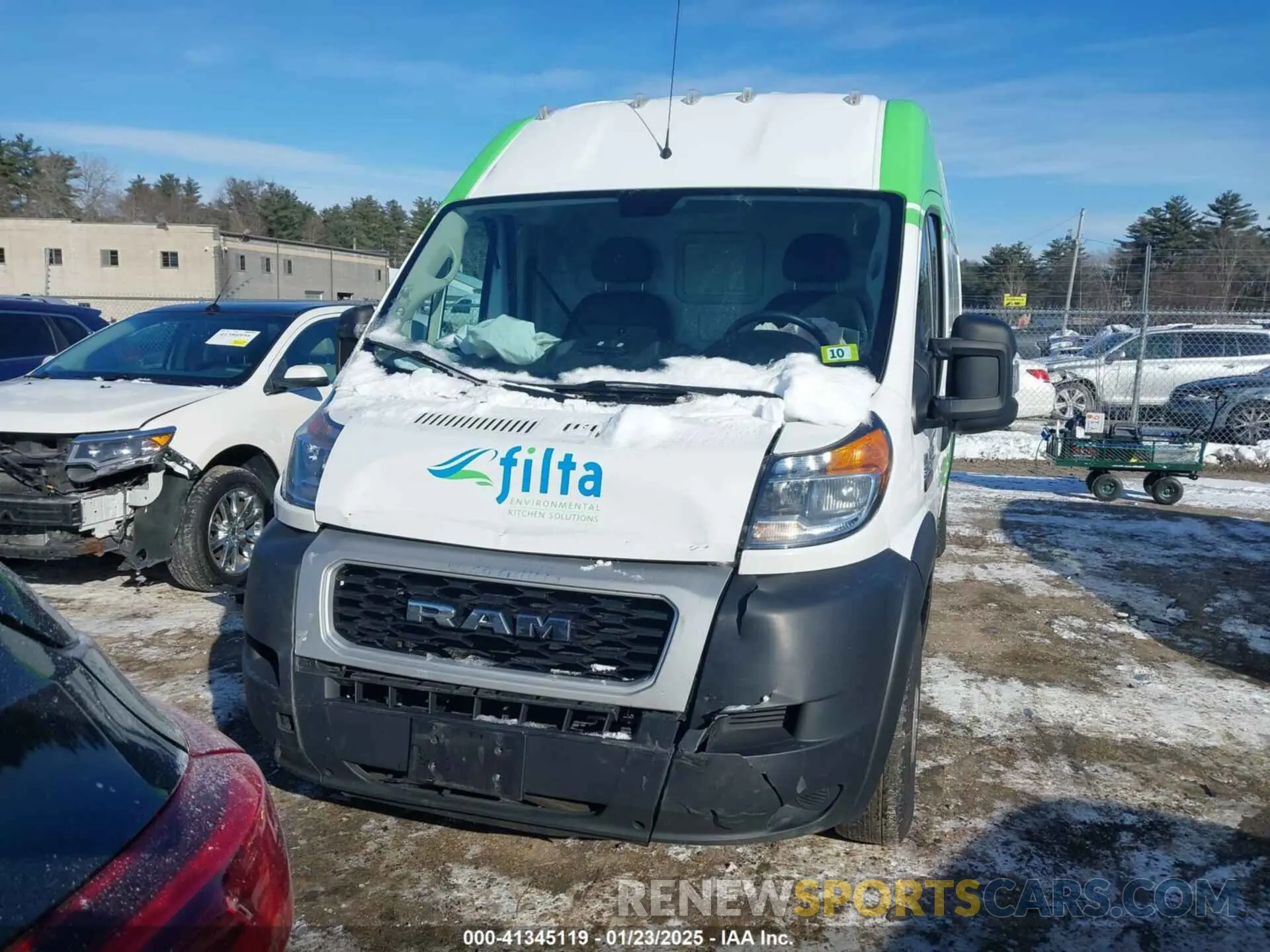 12 Photograph of a damaged car 3C6LRVDG2ME558654 RAM PROMASTER 2500 2021