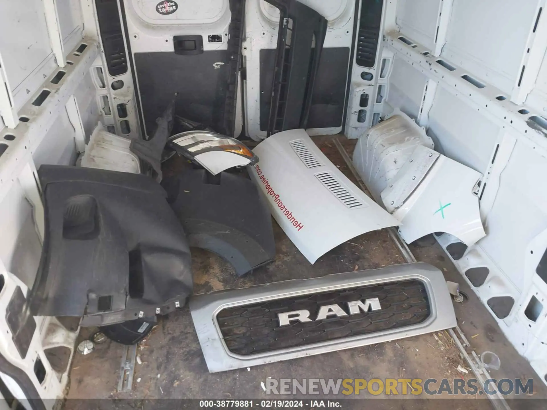 12 Photograph of a damaged car 3C6LRVDG2ME567631 RAM PROMASTER 2500 2021