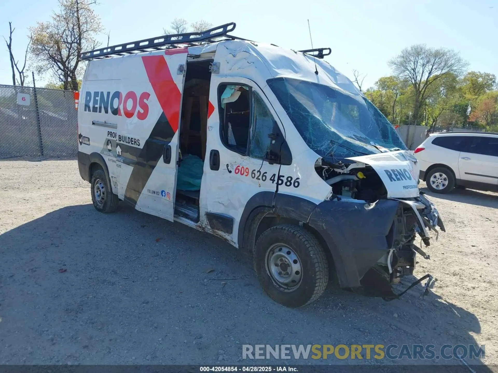 1 Photograph of a damaged car 3C6LRVDG4ME510878 RAM PROMASTER 2500 2021
