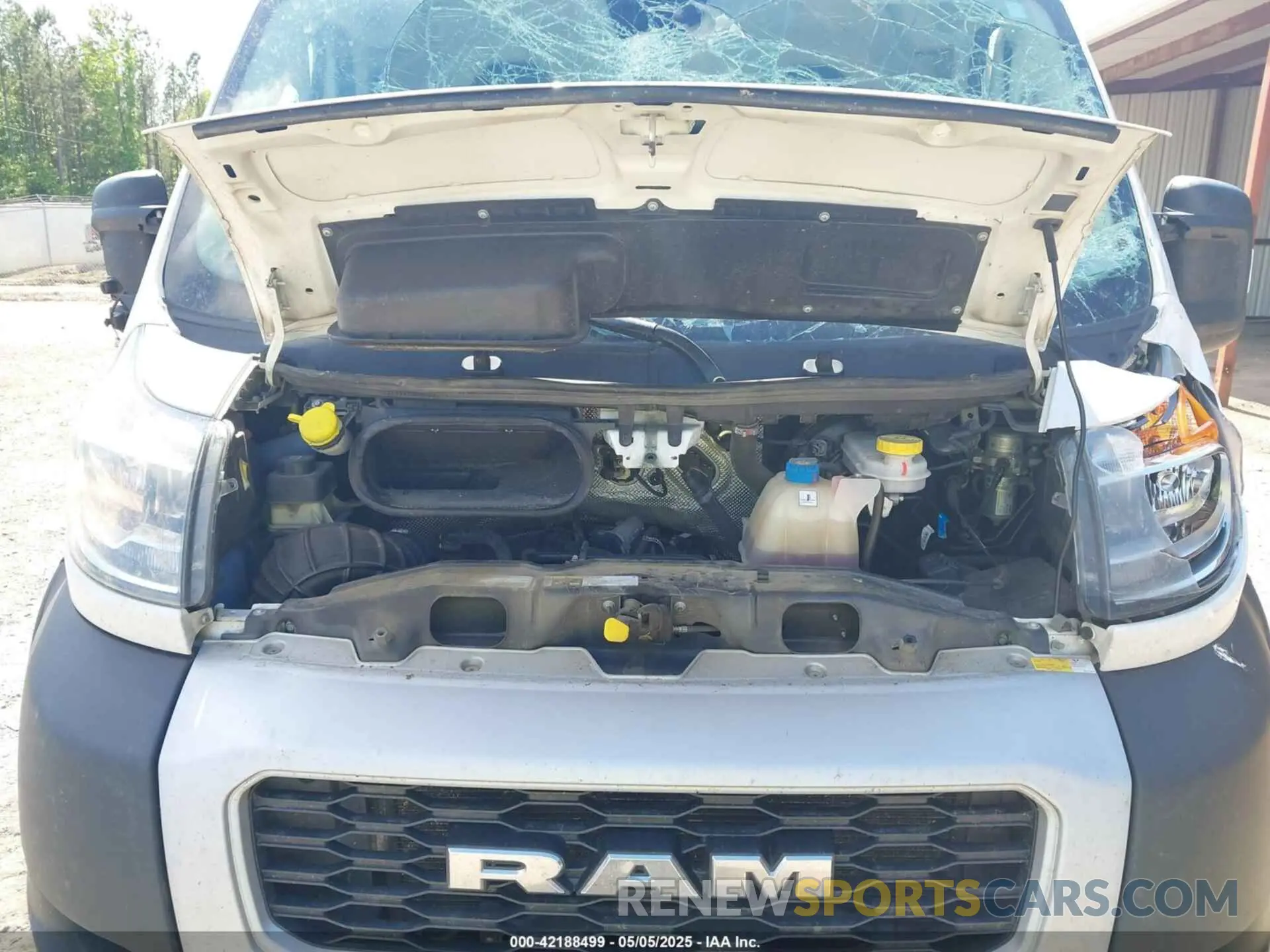 10 Photograph of a damaged car 3C6LRVDG4ME528135 RAM PROMASTER 2500 2021