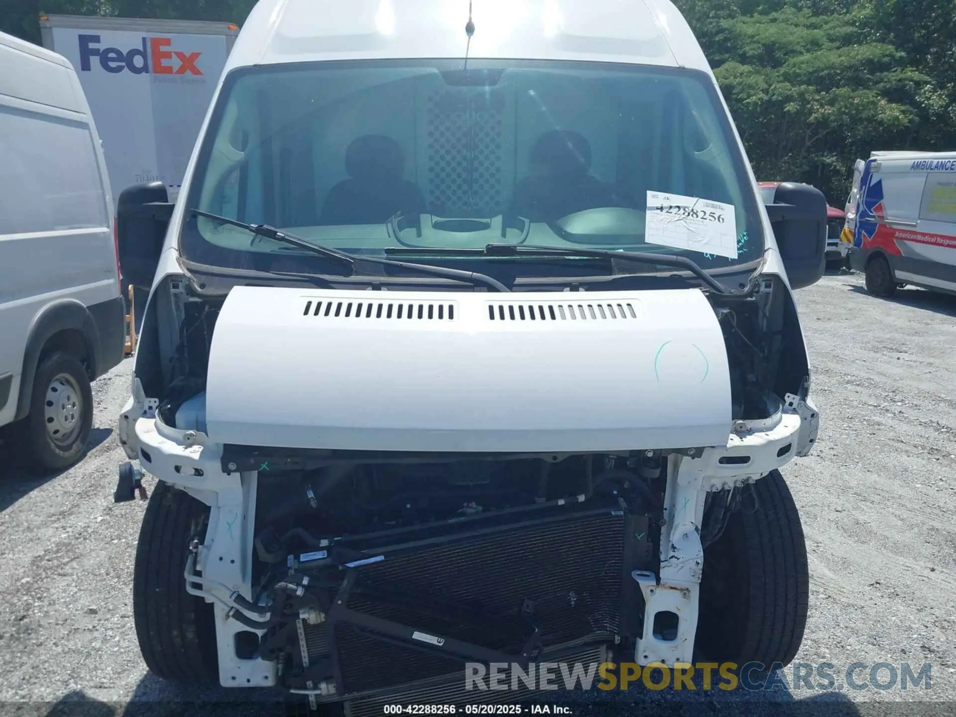 12 Photograph of a damaged car 3C6LRVDG4ME566335 RAM PROMASTER 2500 2021