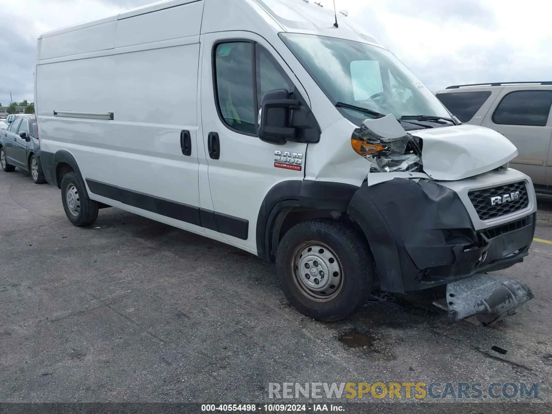1 Photograph of a damaged car 3C6LRVDG4ME567808 RAM PROMASTER 2500 2021