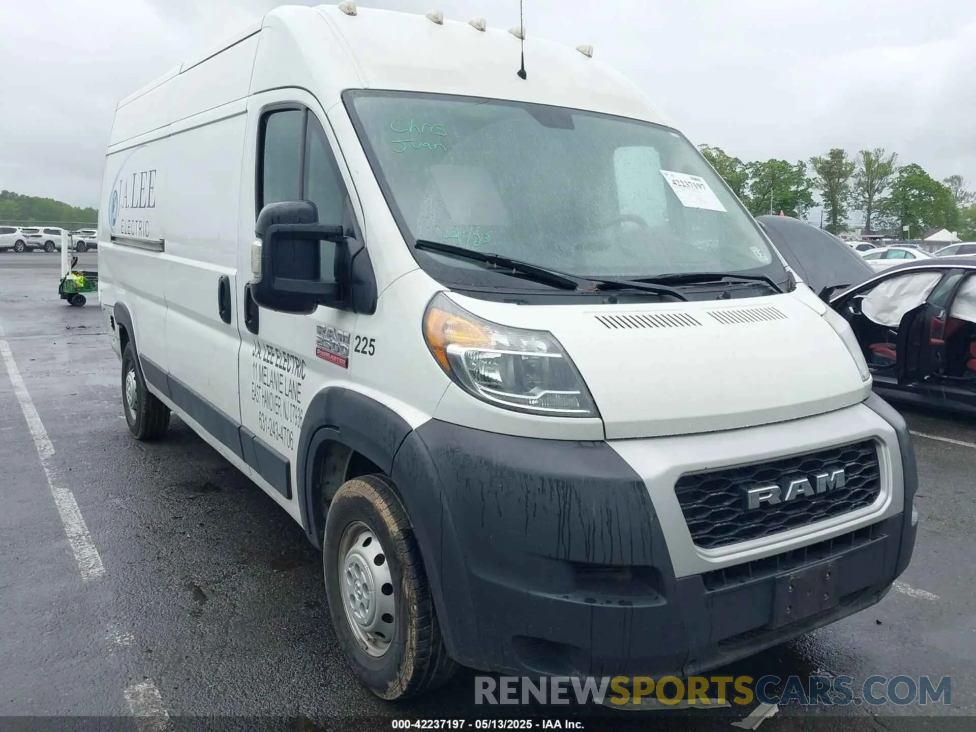 1 Photograph of a damaged car 3C6LRVDG5ME576517 RAM PROMASTER 2500 2021