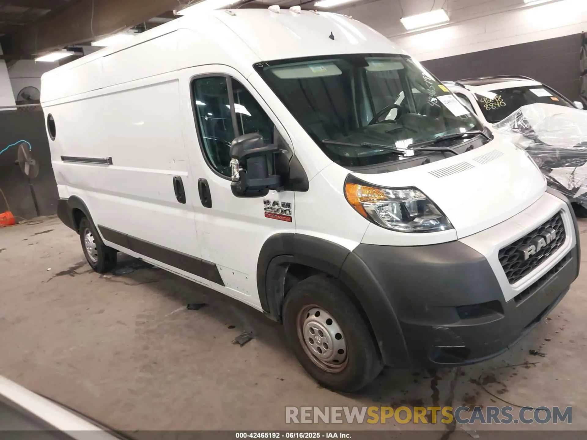 1 Photograph of a damaged car 3C6LRVDG6ME521560 RAM PROMASTER 2500 2021