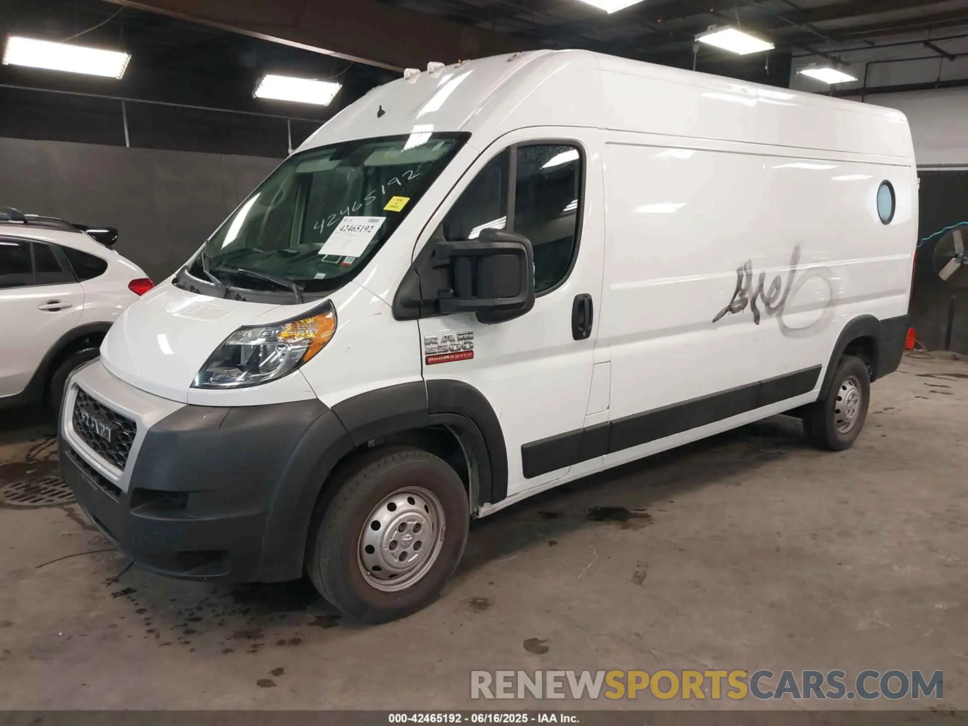 2 Photograph of a damaged car 3C6LRVDG6ME521560 RAM PROMASTER 2500 2021