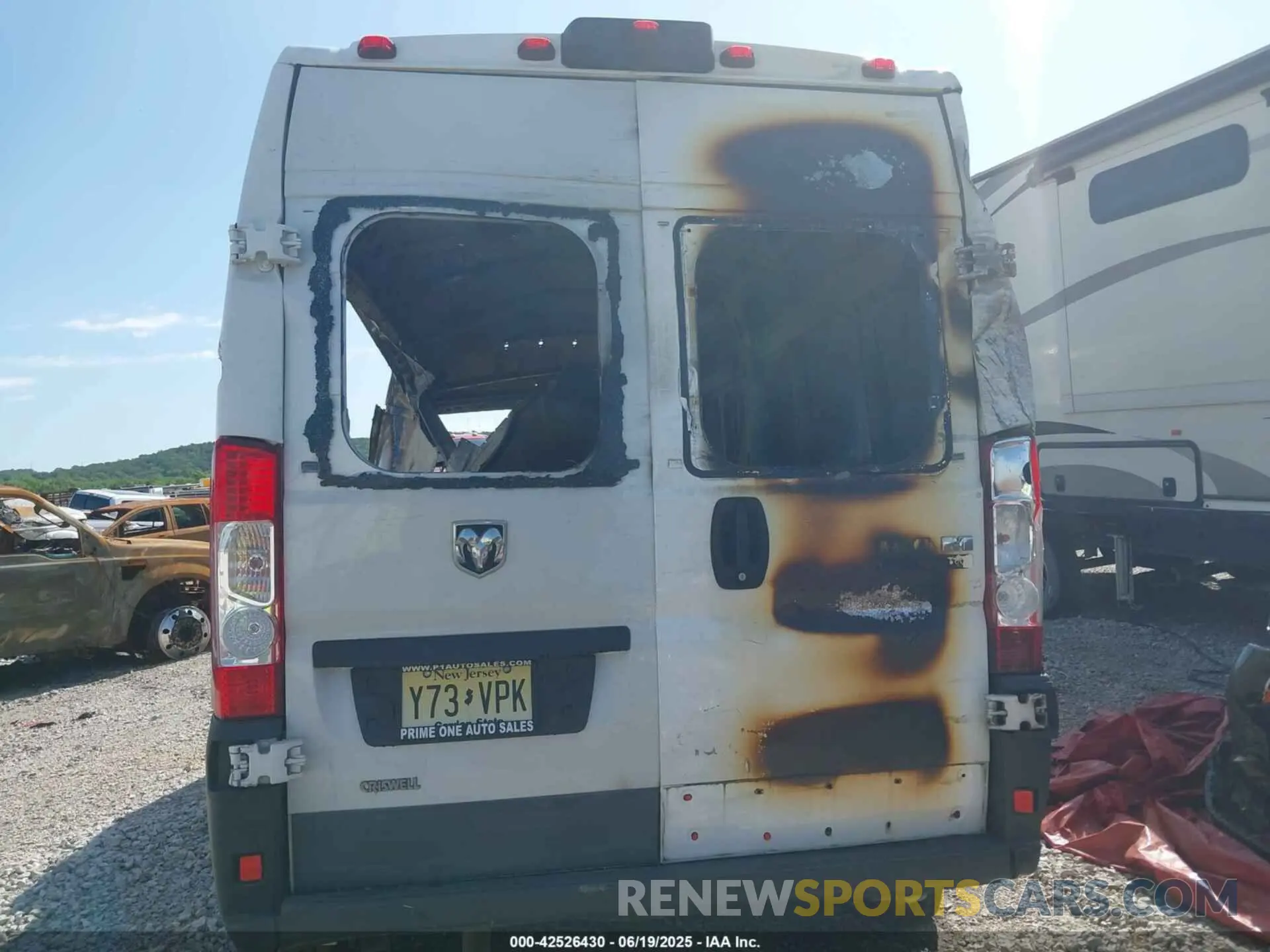 15 Photograph of a damaged car 3C6LRVDG8ME508177 RAM PROMASTER 2500 2021