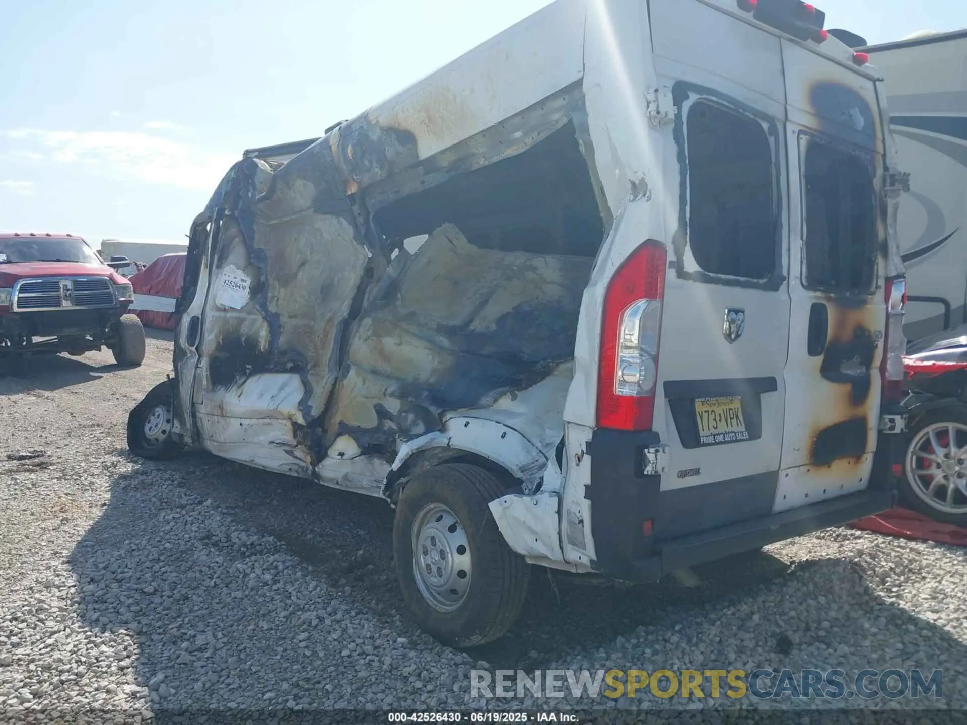 3 Photograph of a damaged car 3C6LRVDG8ME508177 RAM PROMASTER 2500 2021