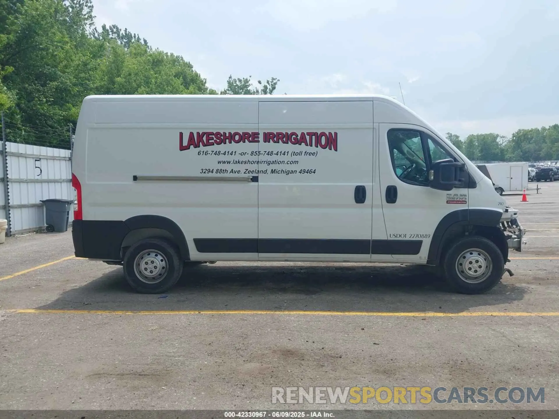 13 Photograph of a damaged car 3C6LRVDGXME521397 RAM PROMASTER 2500 2021